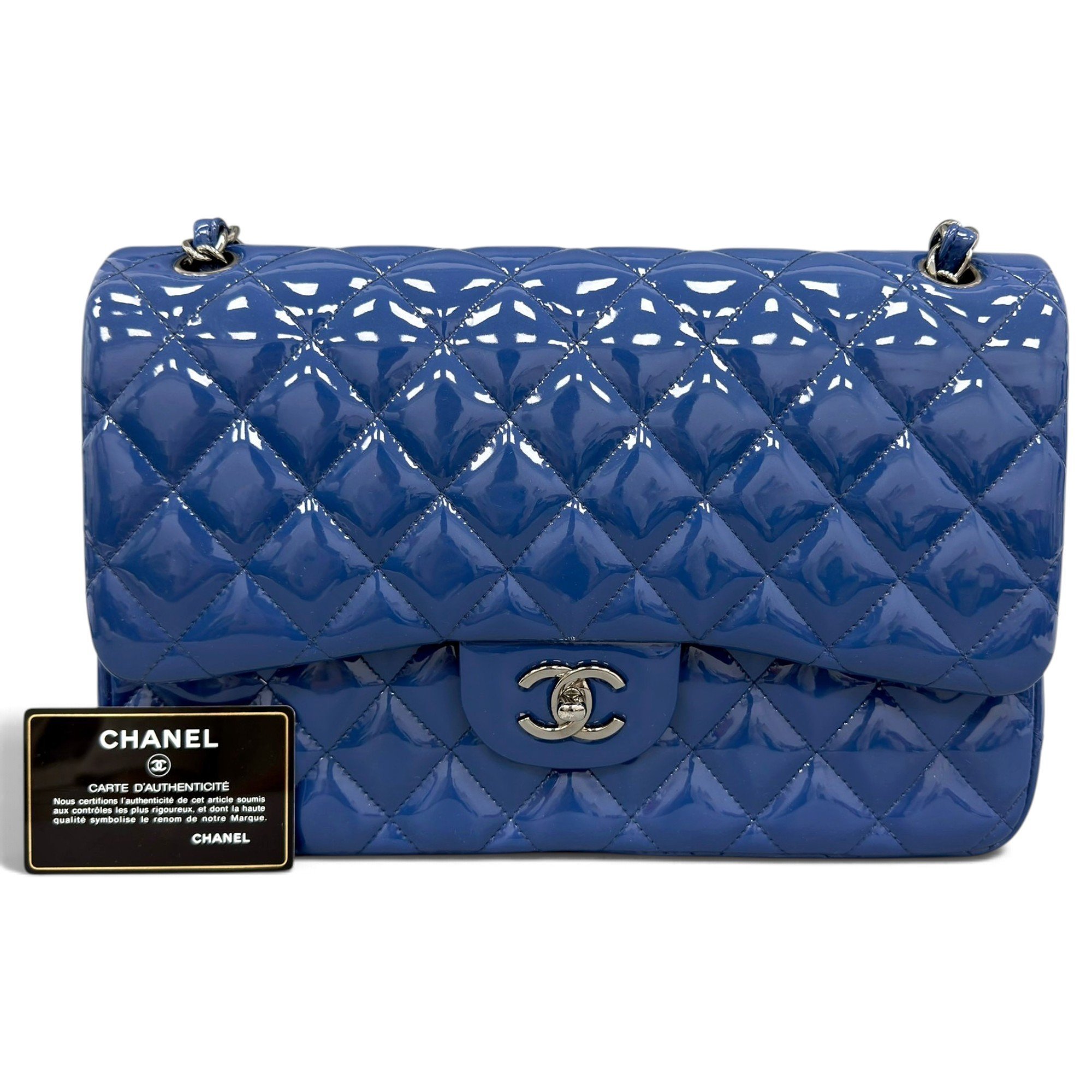 Timeless/Classique patent leather handbag