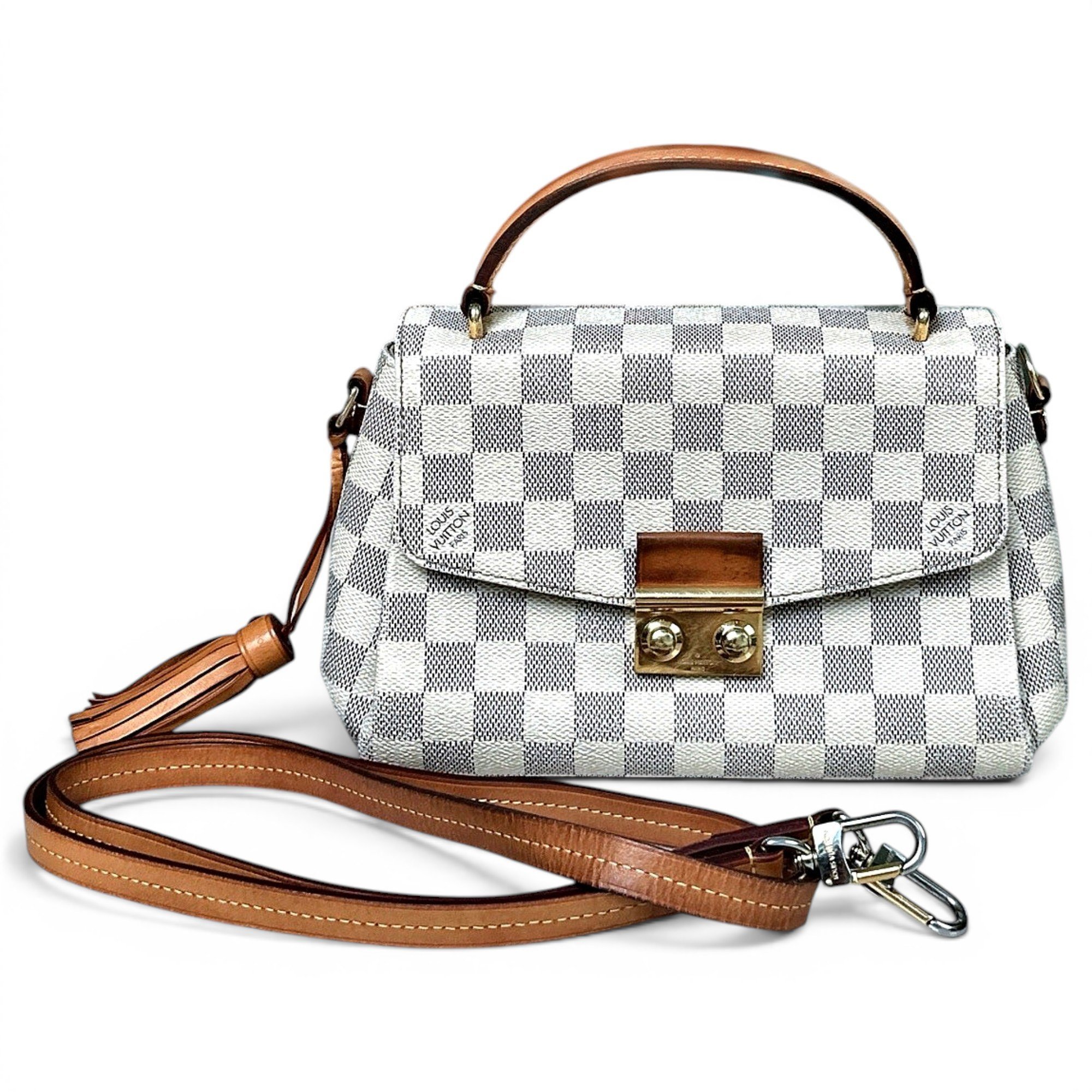 Croisette leather handbag