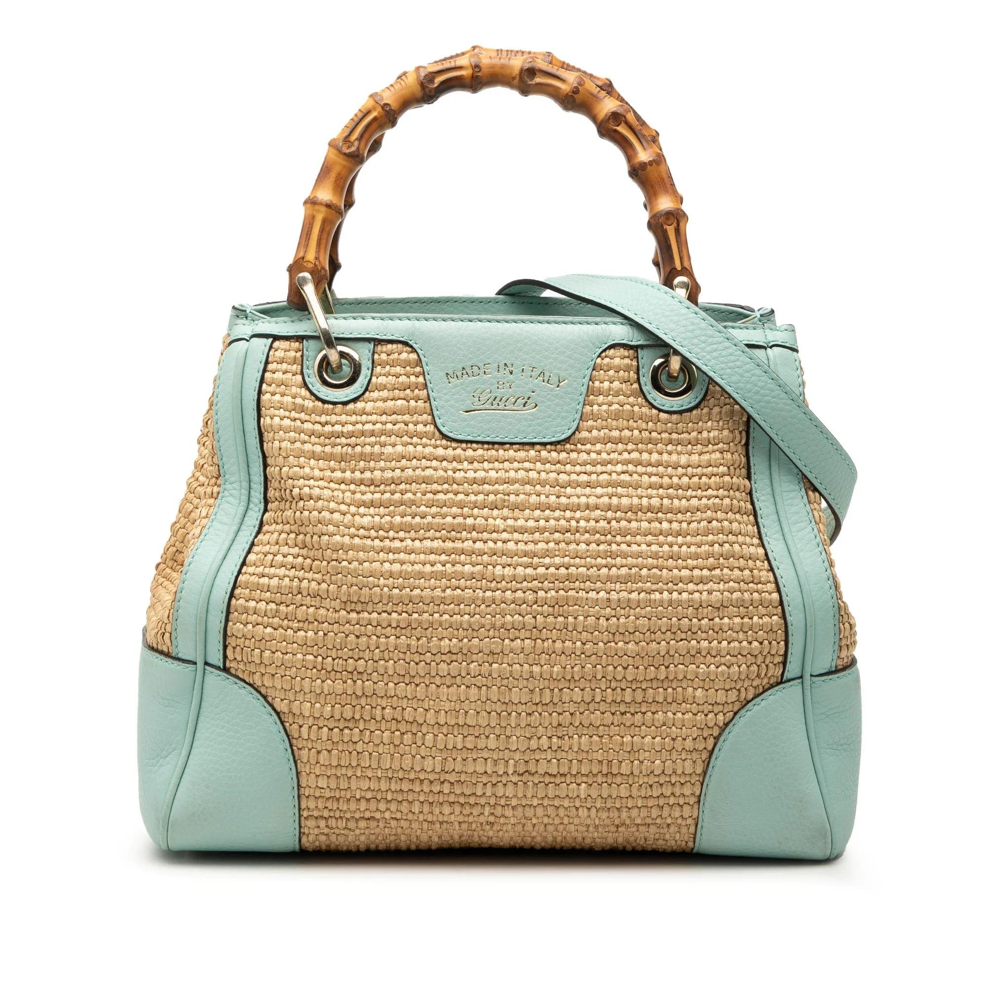 Bamboo leather satchel