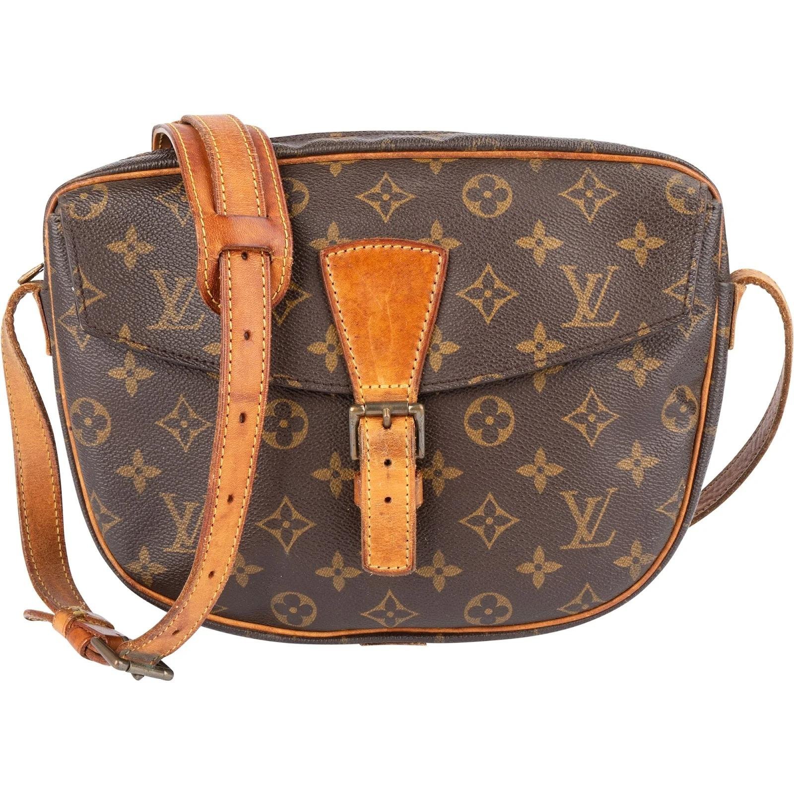 Jeune fille leather crossbody bag