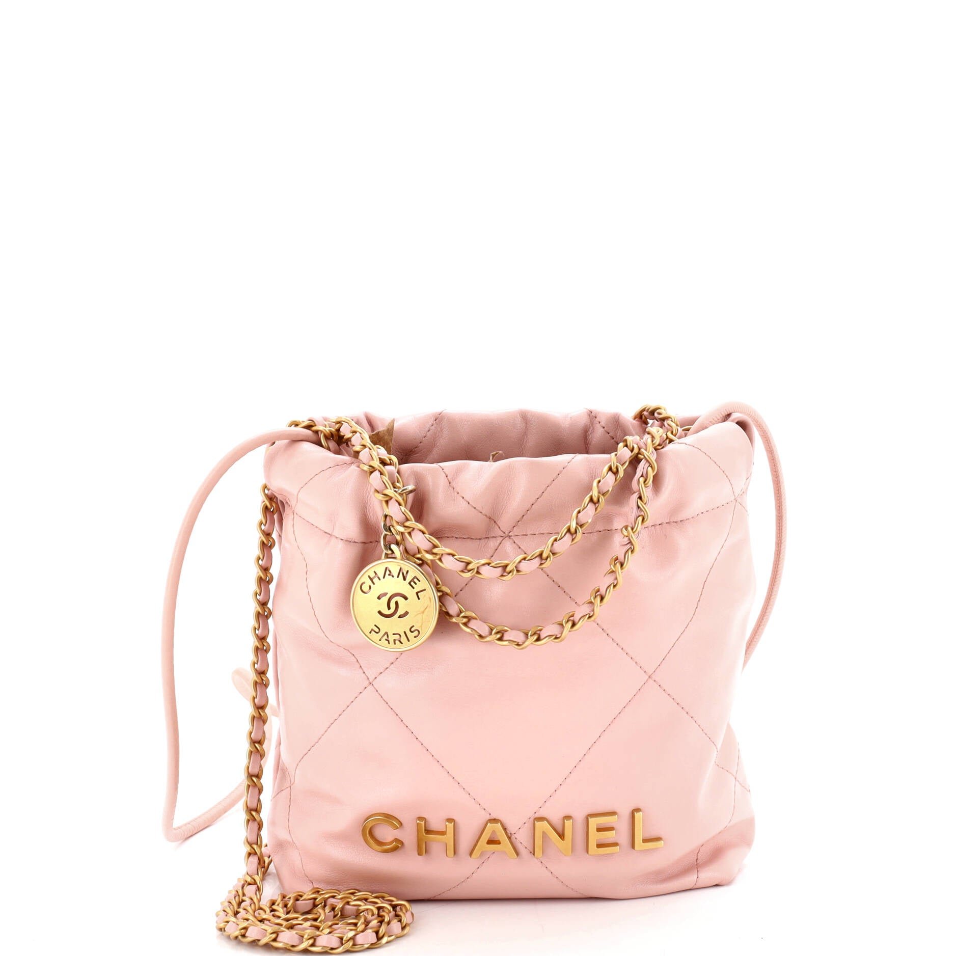 22 Chain Hobo Quilted Calfskin Mini