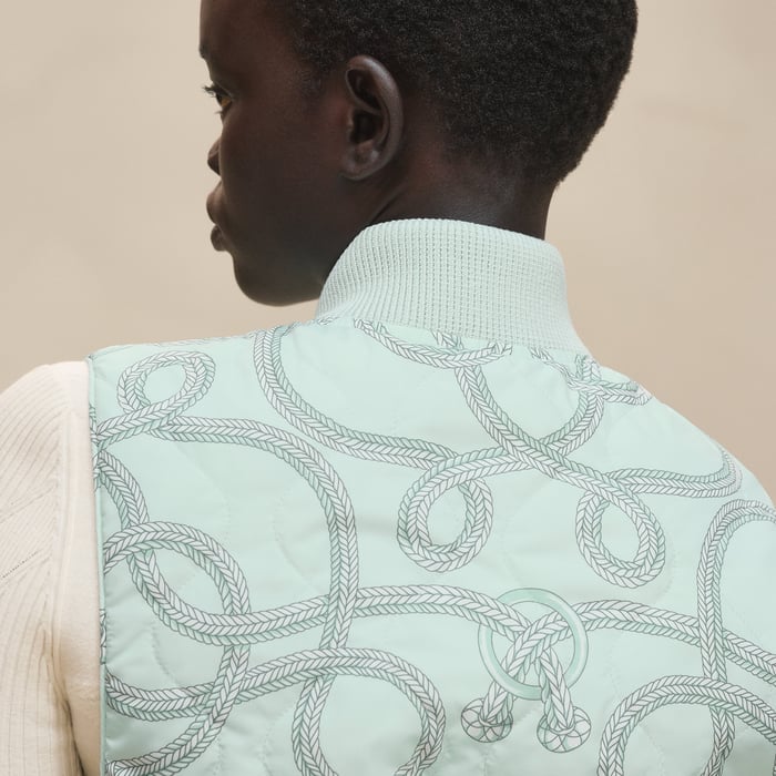 Vert Embrun "Palefroi Remix" Reversible Long Vest