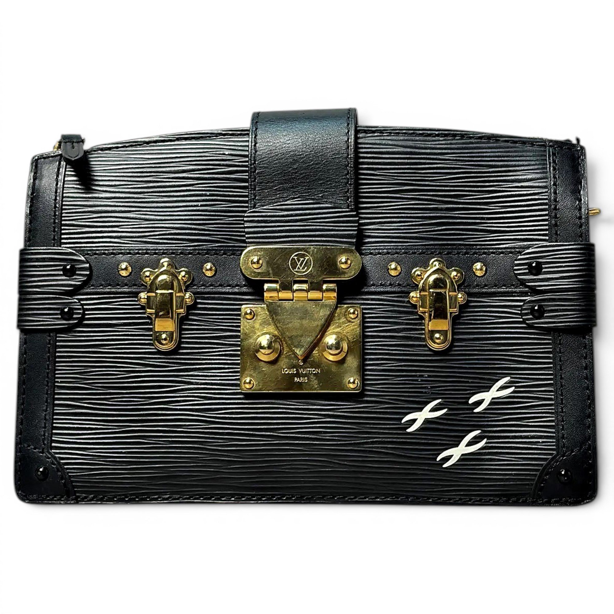 Pochette Trunk leather crossbody bag