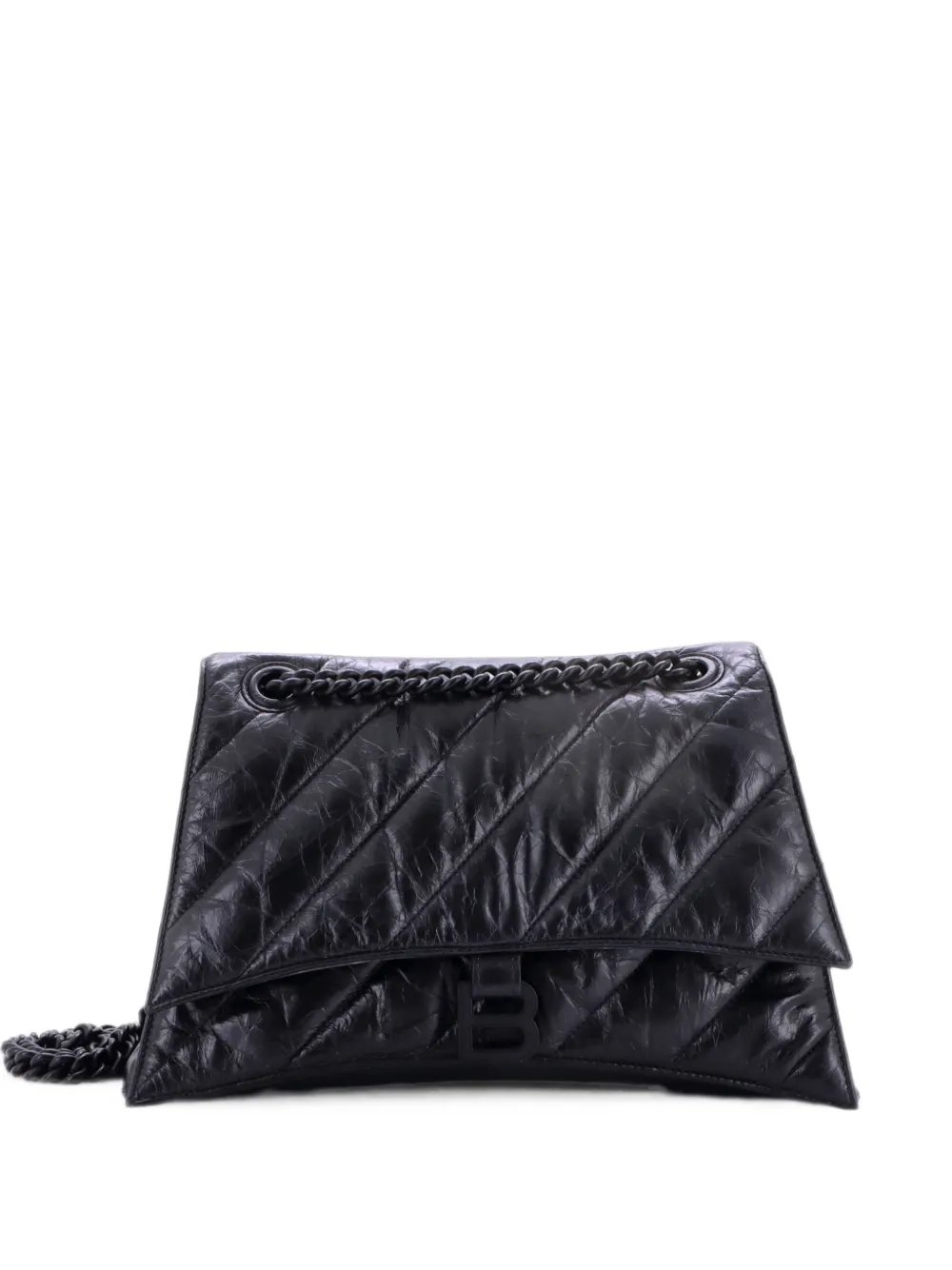 Crush Chain Flap Bag Quilted Crushed Calfskin Medium shoulder bag