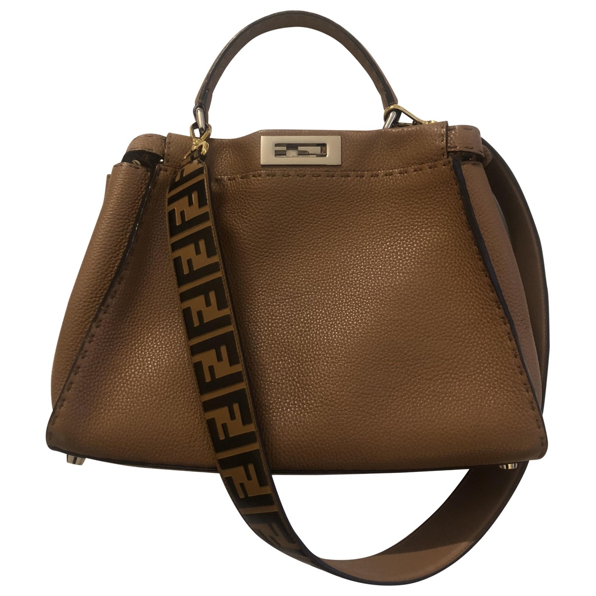 Peekaboo leather handbag