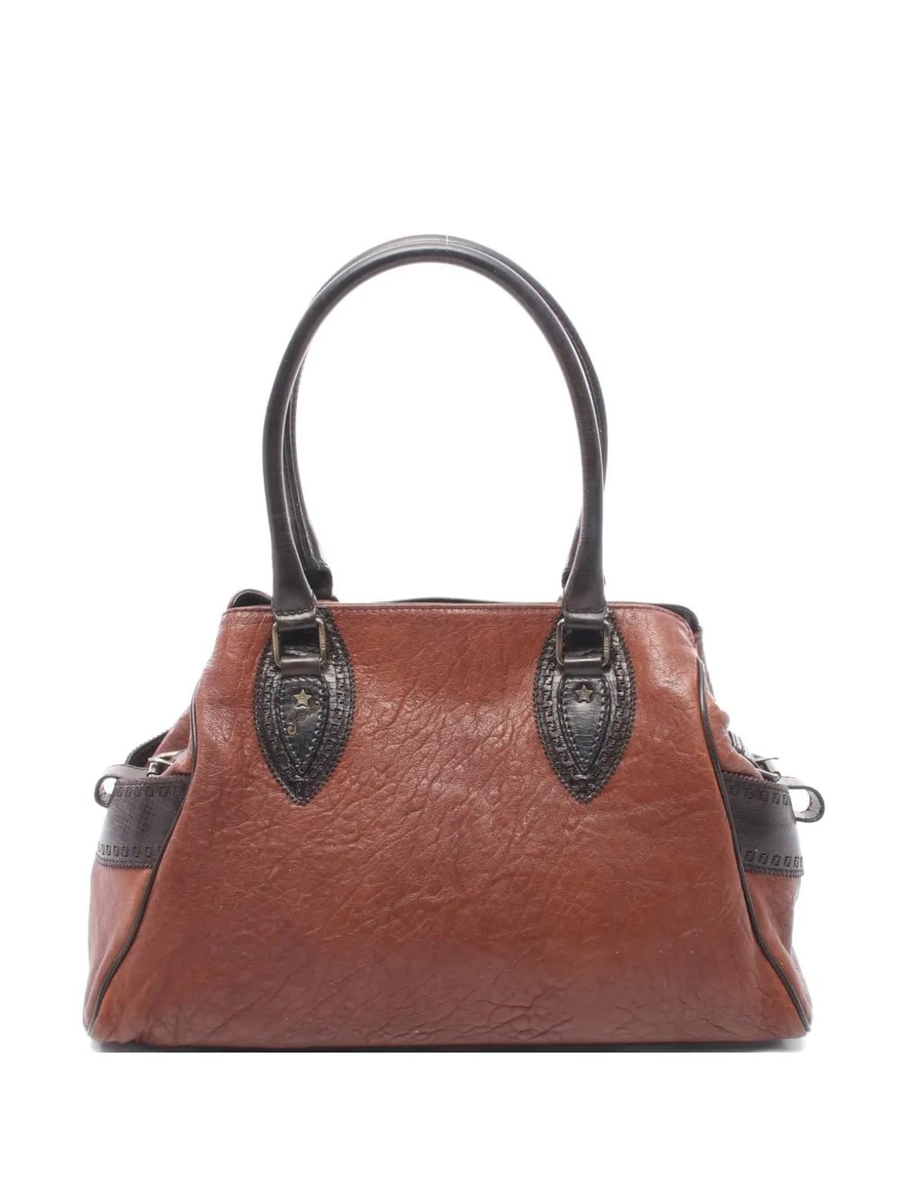 2000s leather tote bag