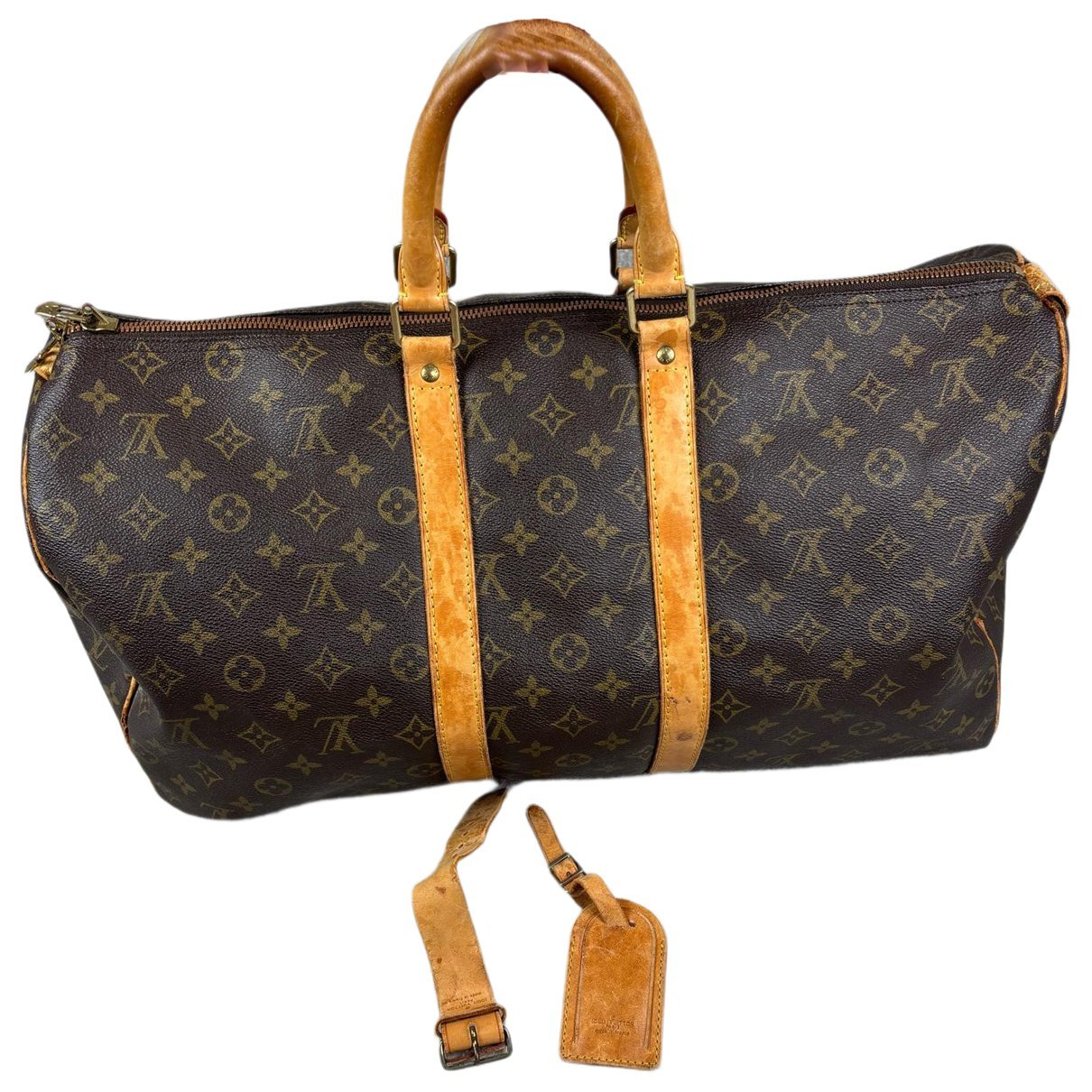 Keepall leather 48h bag