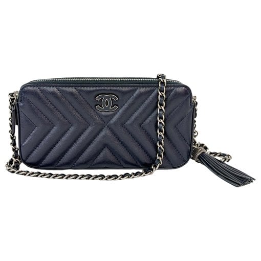 Deauville Chain leather handbag