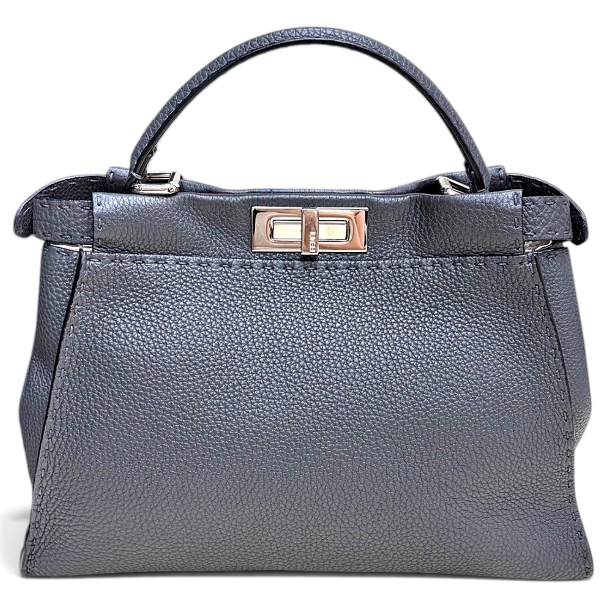 Peekaboo leather handbag