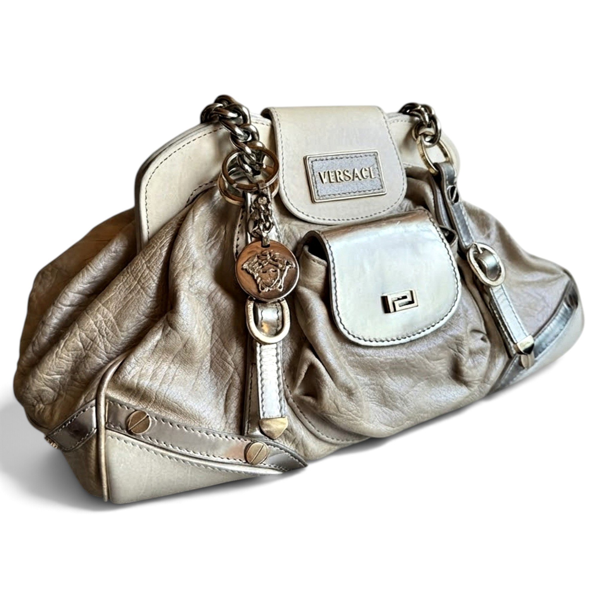 Leather handbag