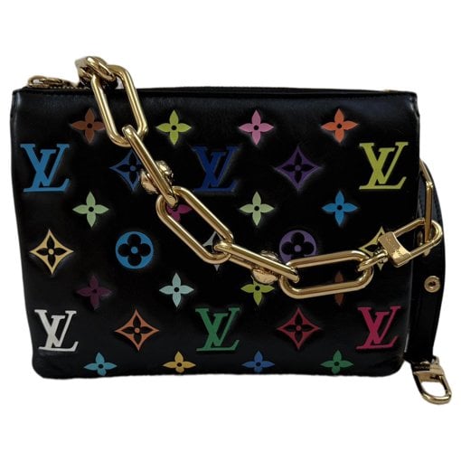 Coussin leather handbag