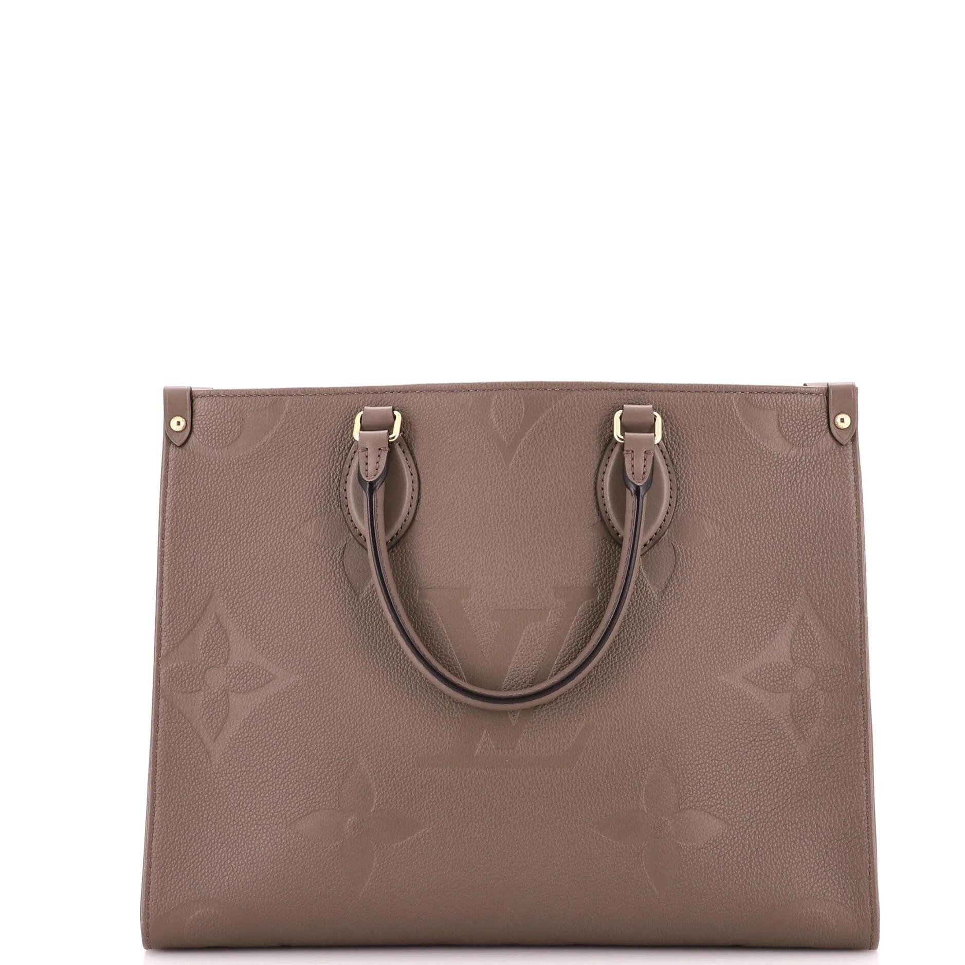 Leather tote