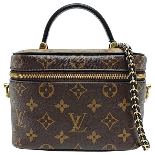 Vanity leather handbag