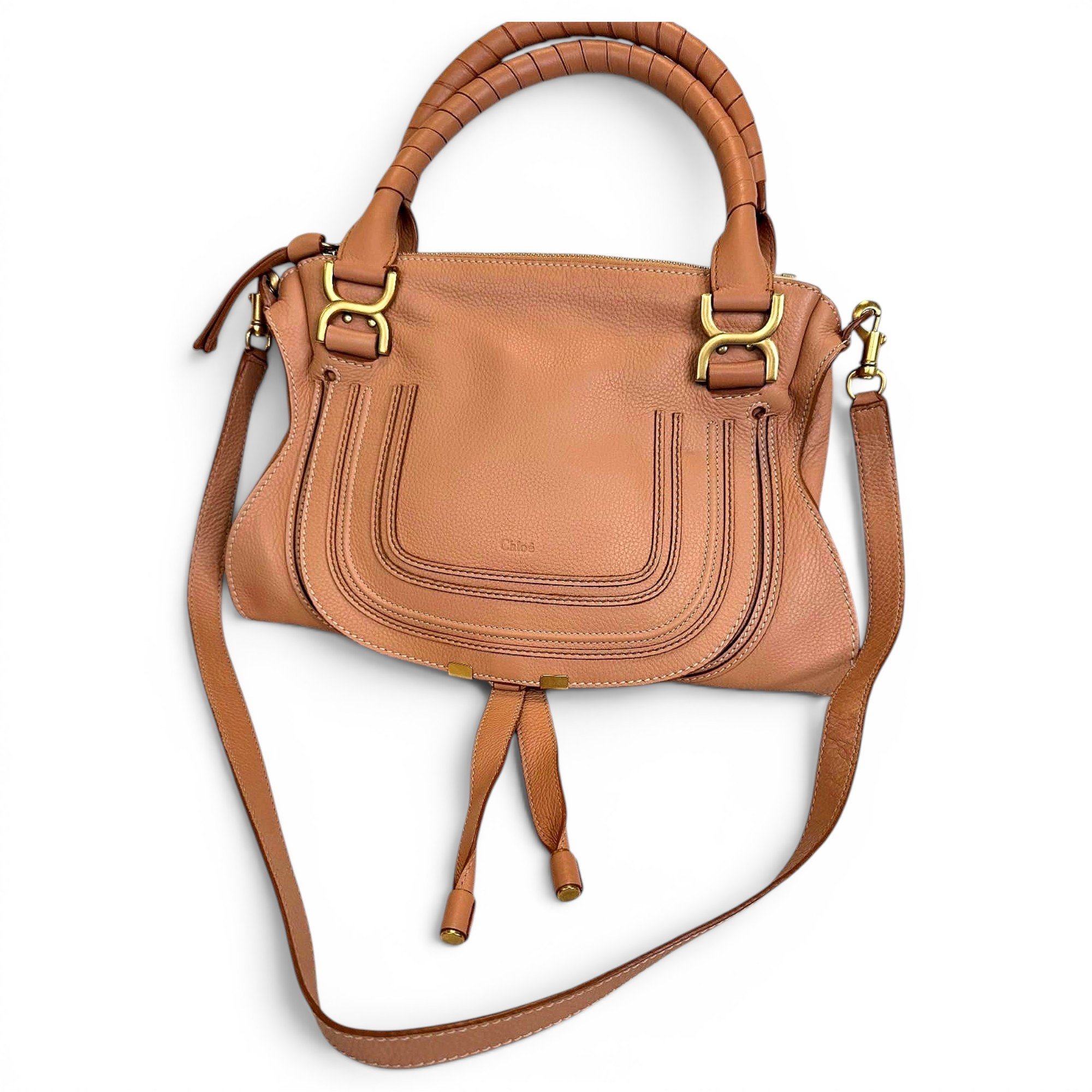 Marcie leather handbag