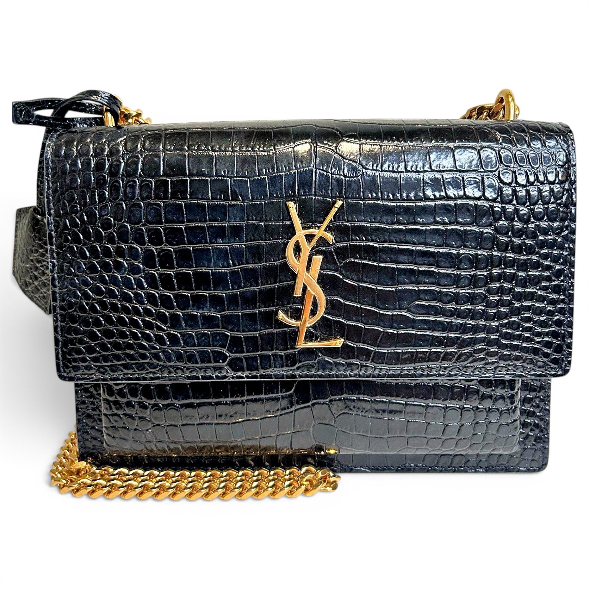 Sunset leather handbag