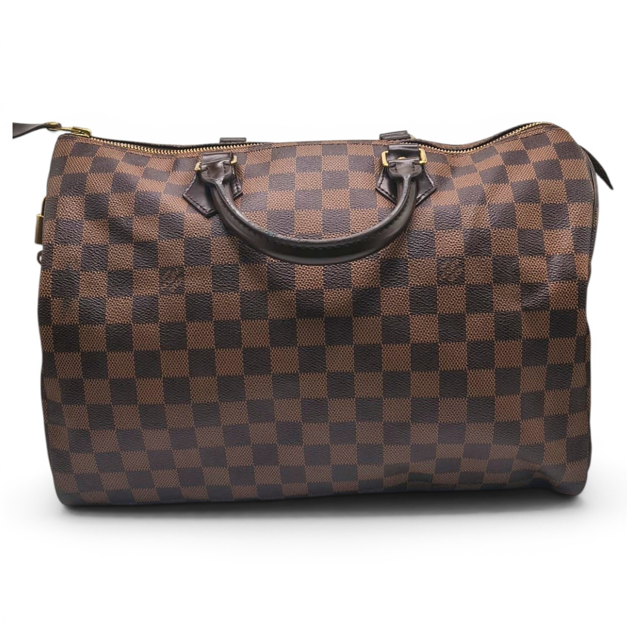 Speedy leather handbag