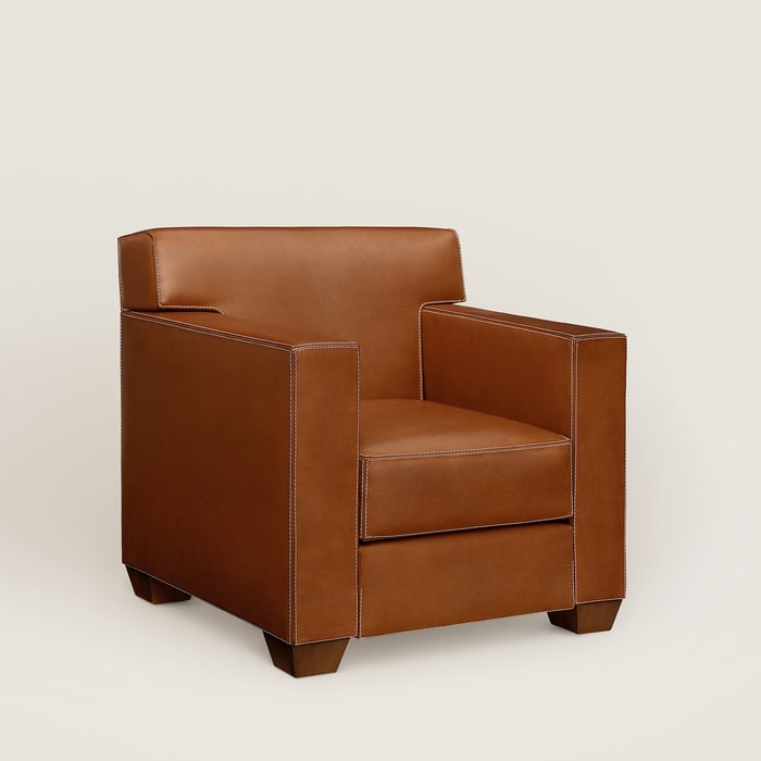 Gold Reeditions J.-m. Frank Par Hermès Club Armchair