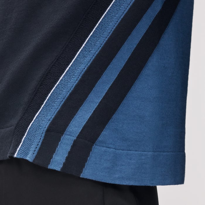 마린 “coutures Inversees Sport” 크루넥 스웨터
