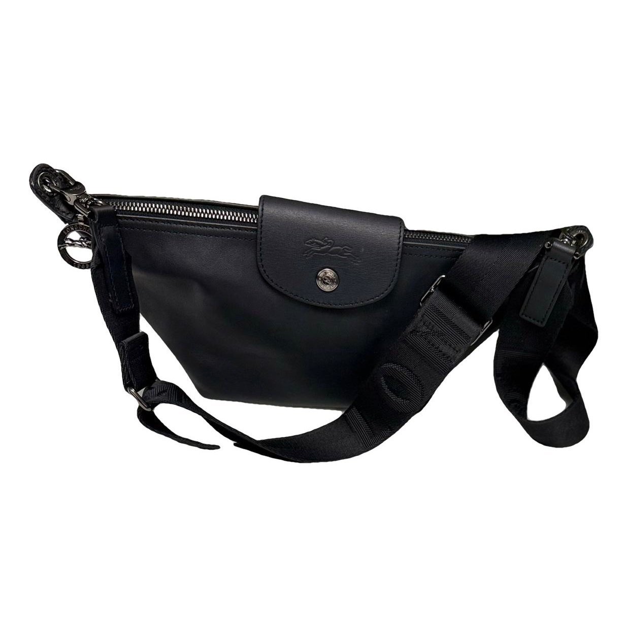 Pliage leather crossbody bag