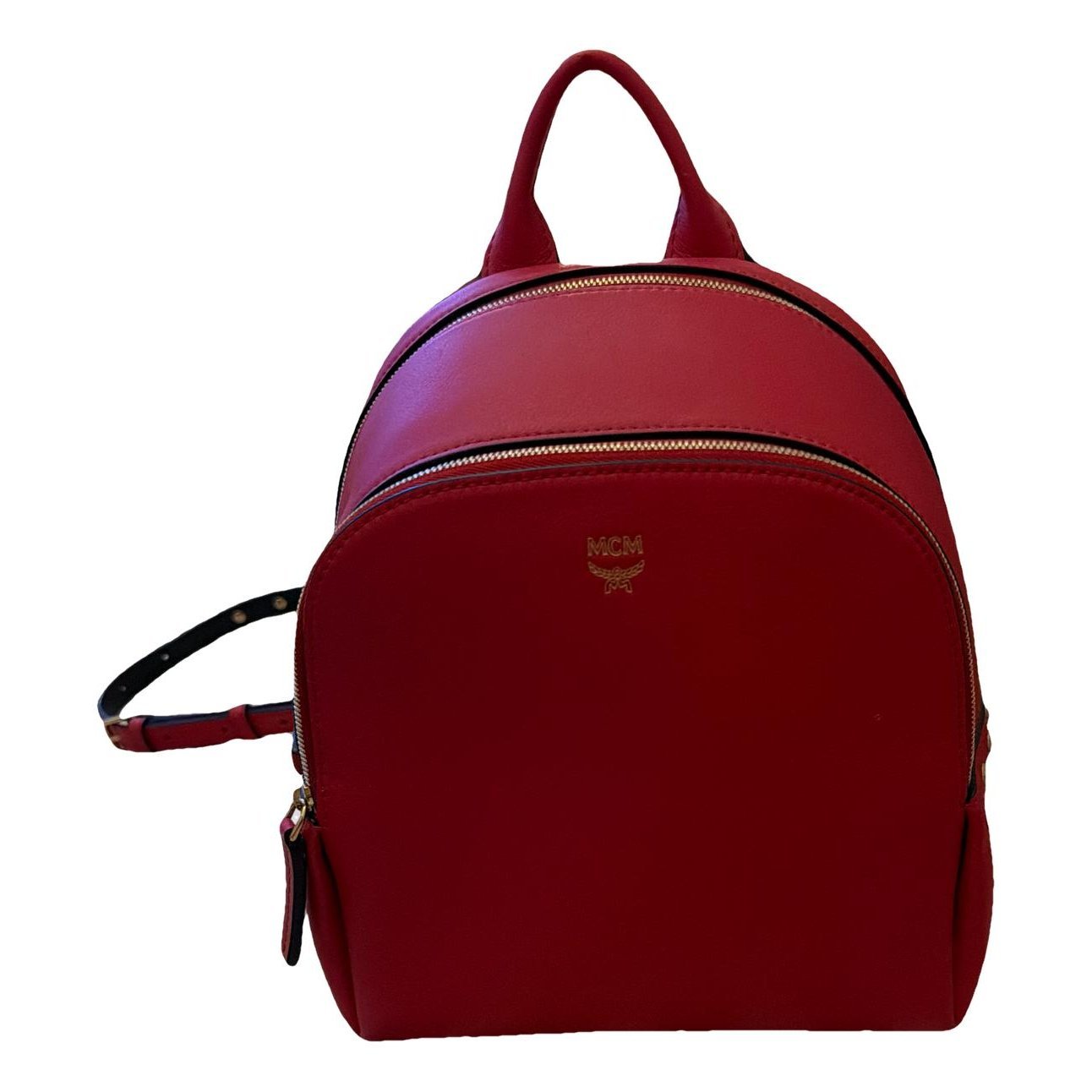 Leather backpack