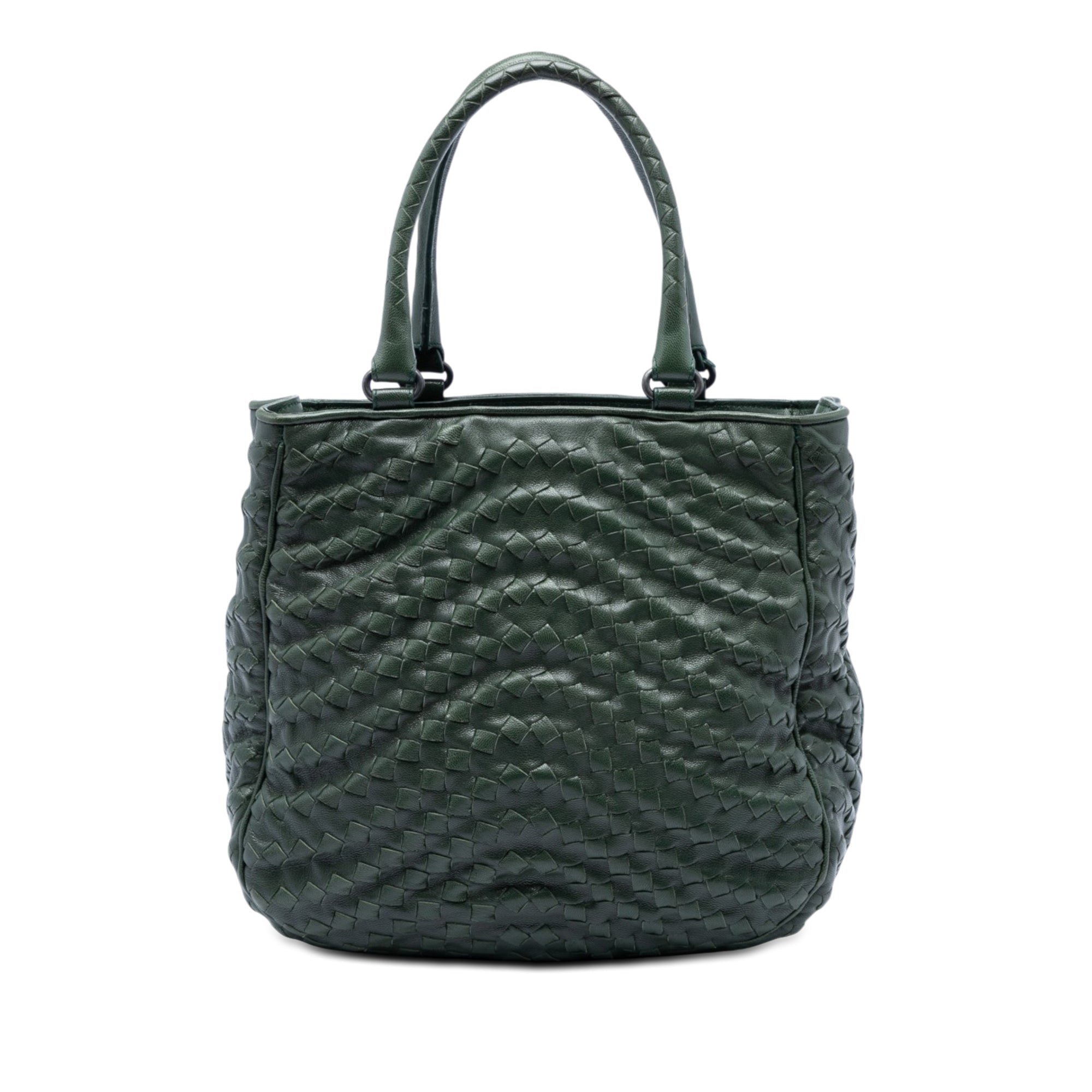 Leather tote