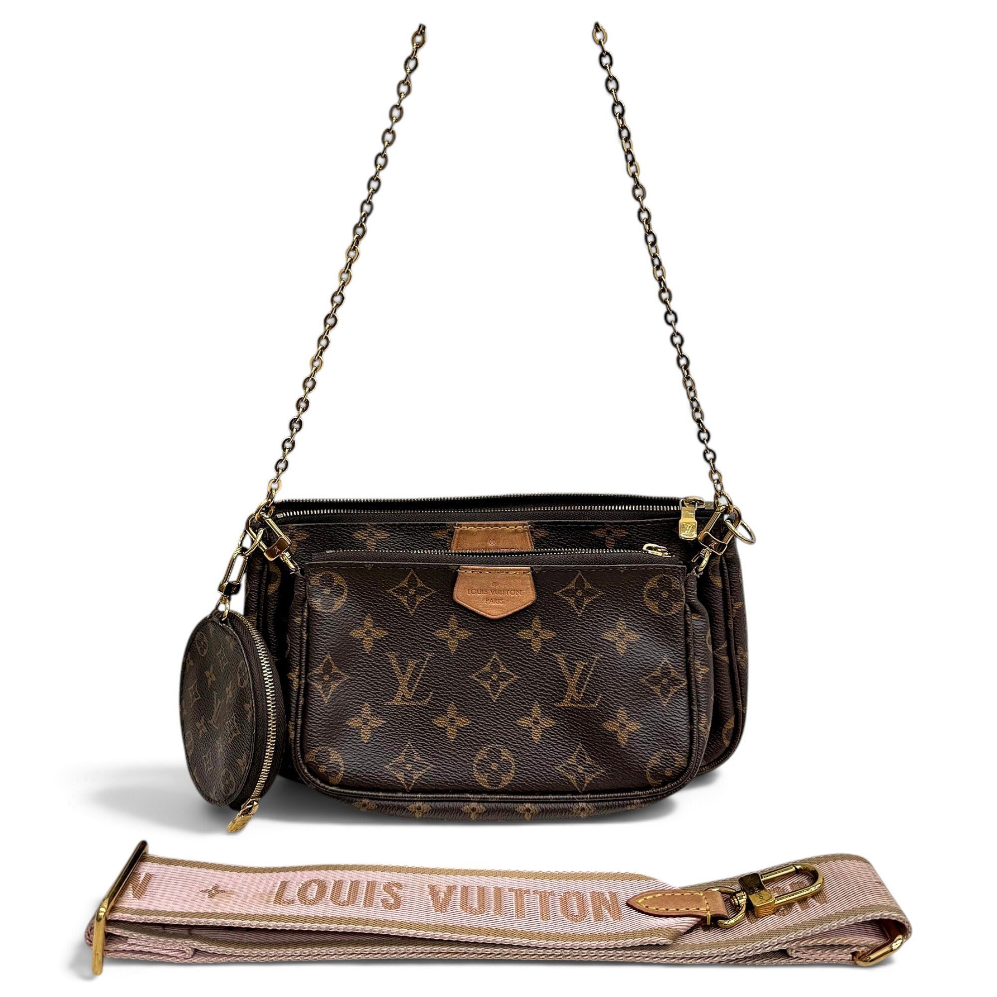 Multi Pochette Accessoires leather handbag