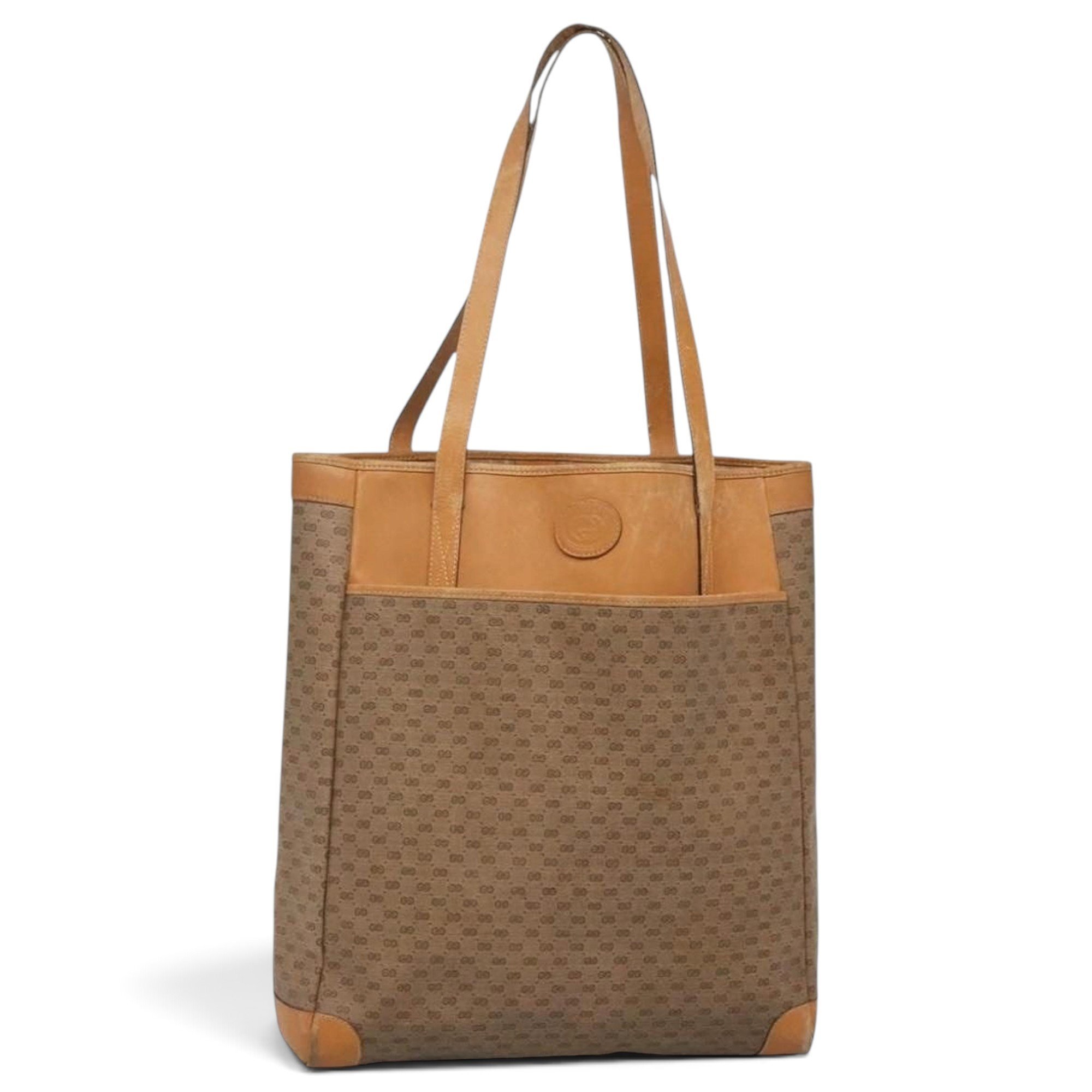 Leather tote