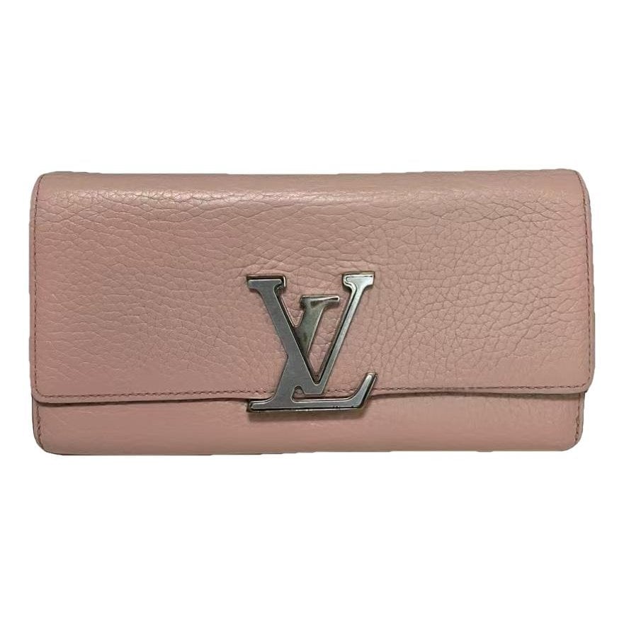 Leather clutch bag