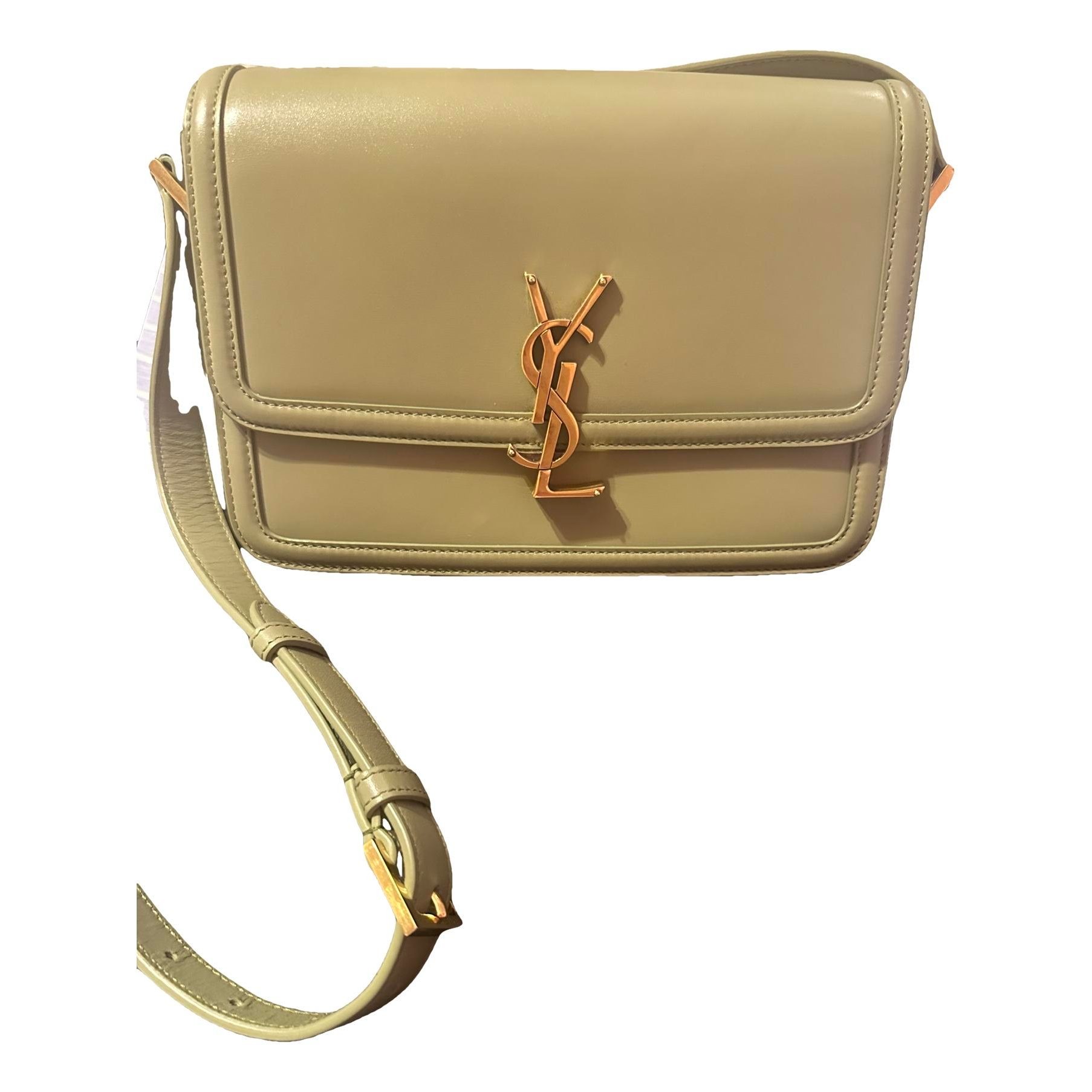 Solférino leather handbag