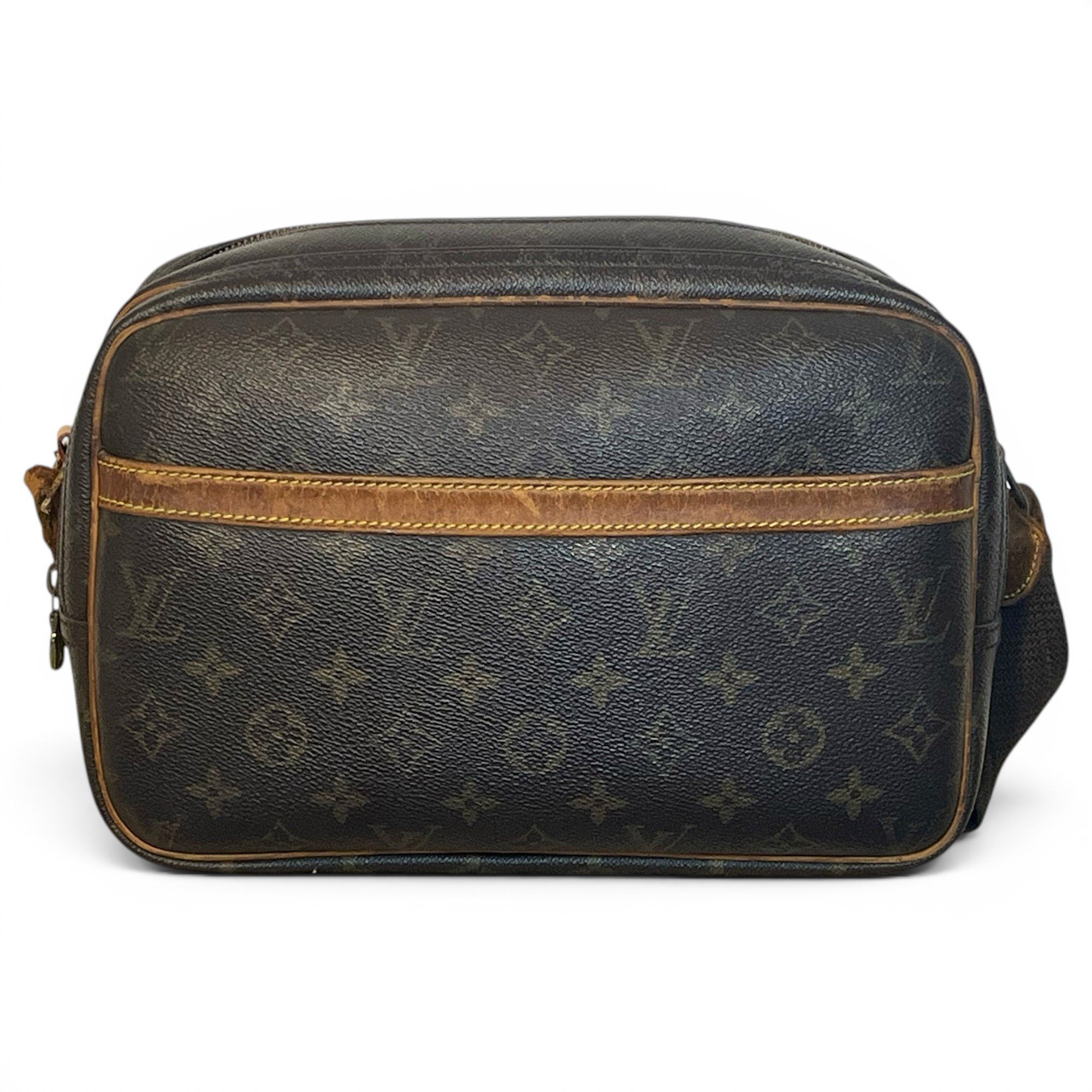 Reporter leather crossbody bag