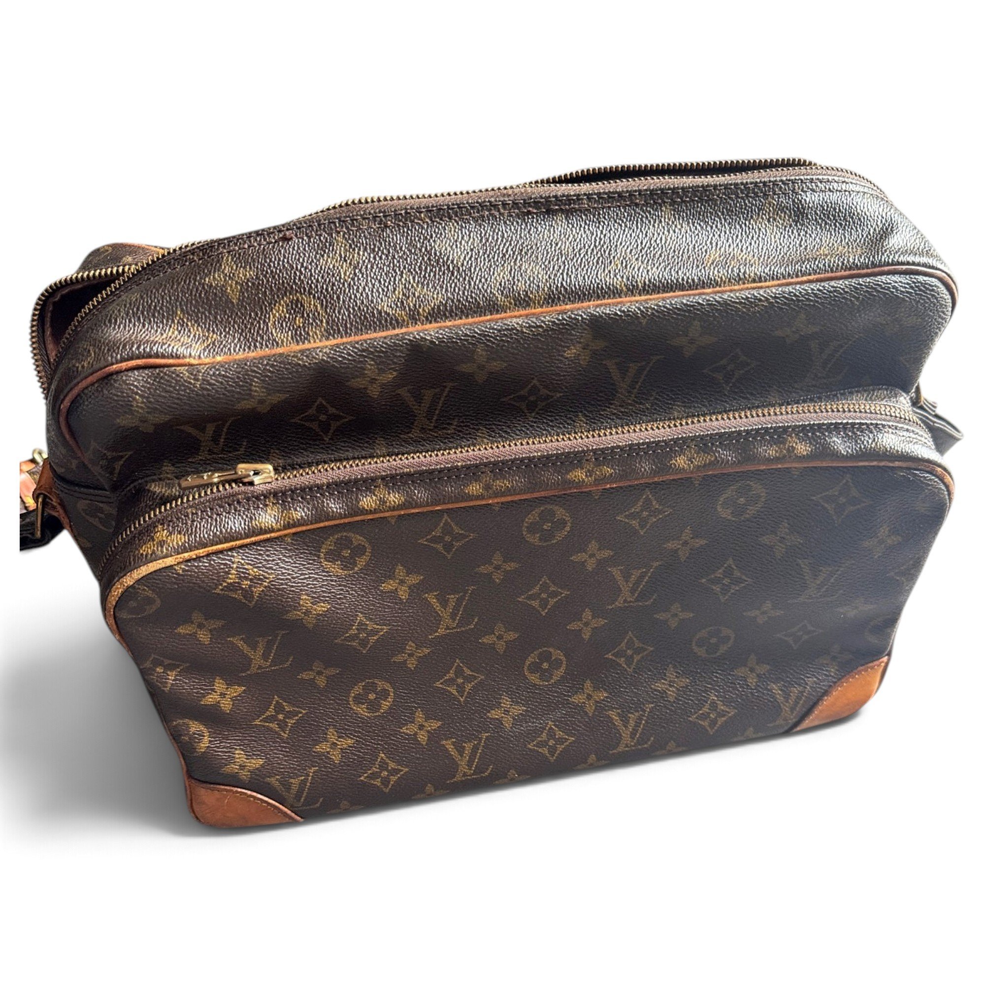 Reporter leather crossbody bag