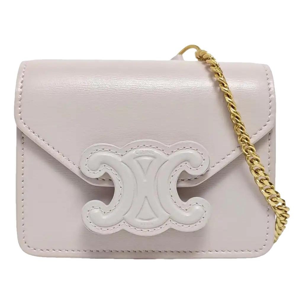 Triomphe leather handbag
