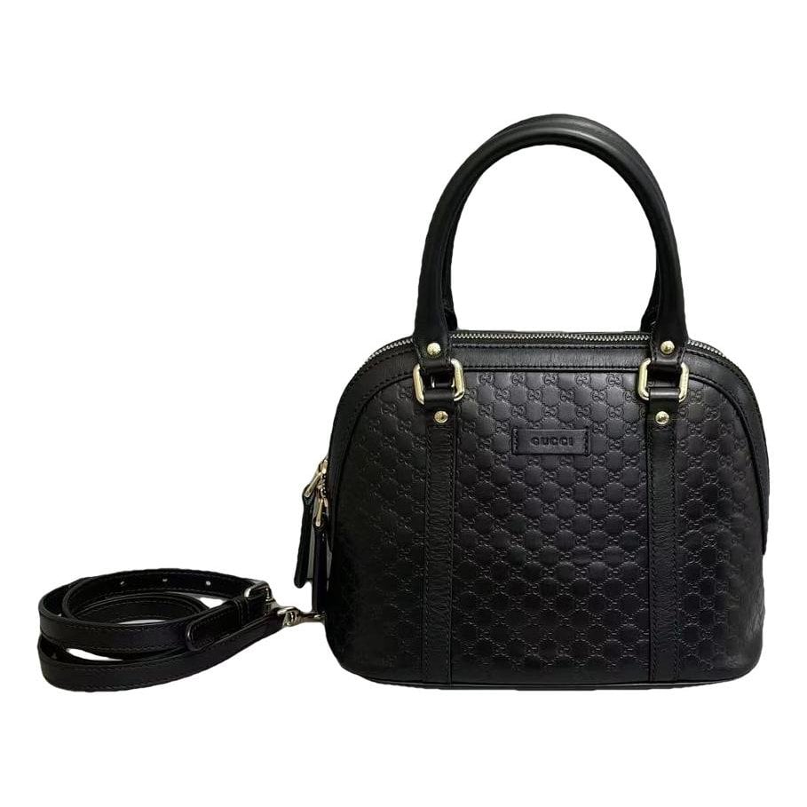 Dôme leather handbag
