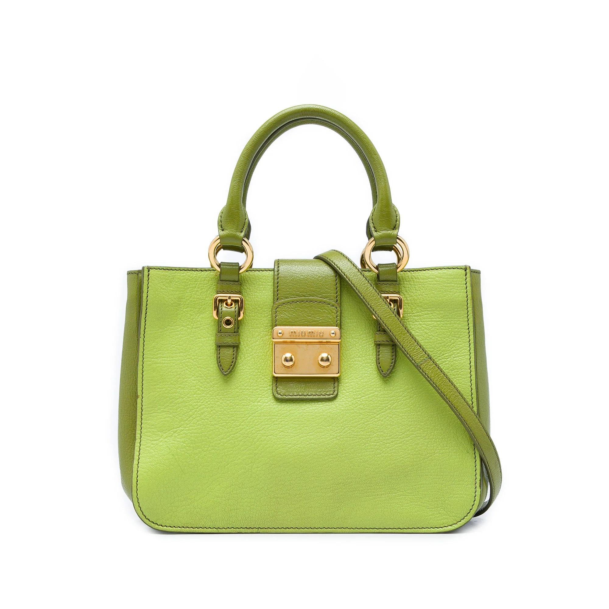 Madras leather handbag