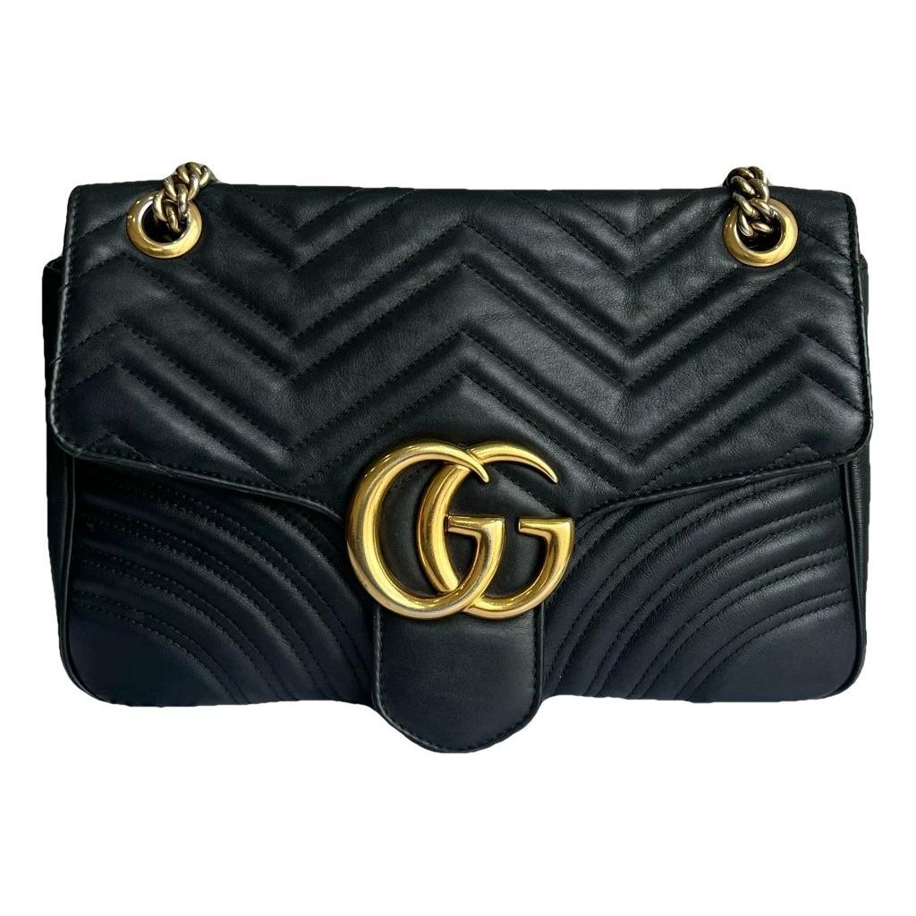 GG Marmont Flap leather handbag