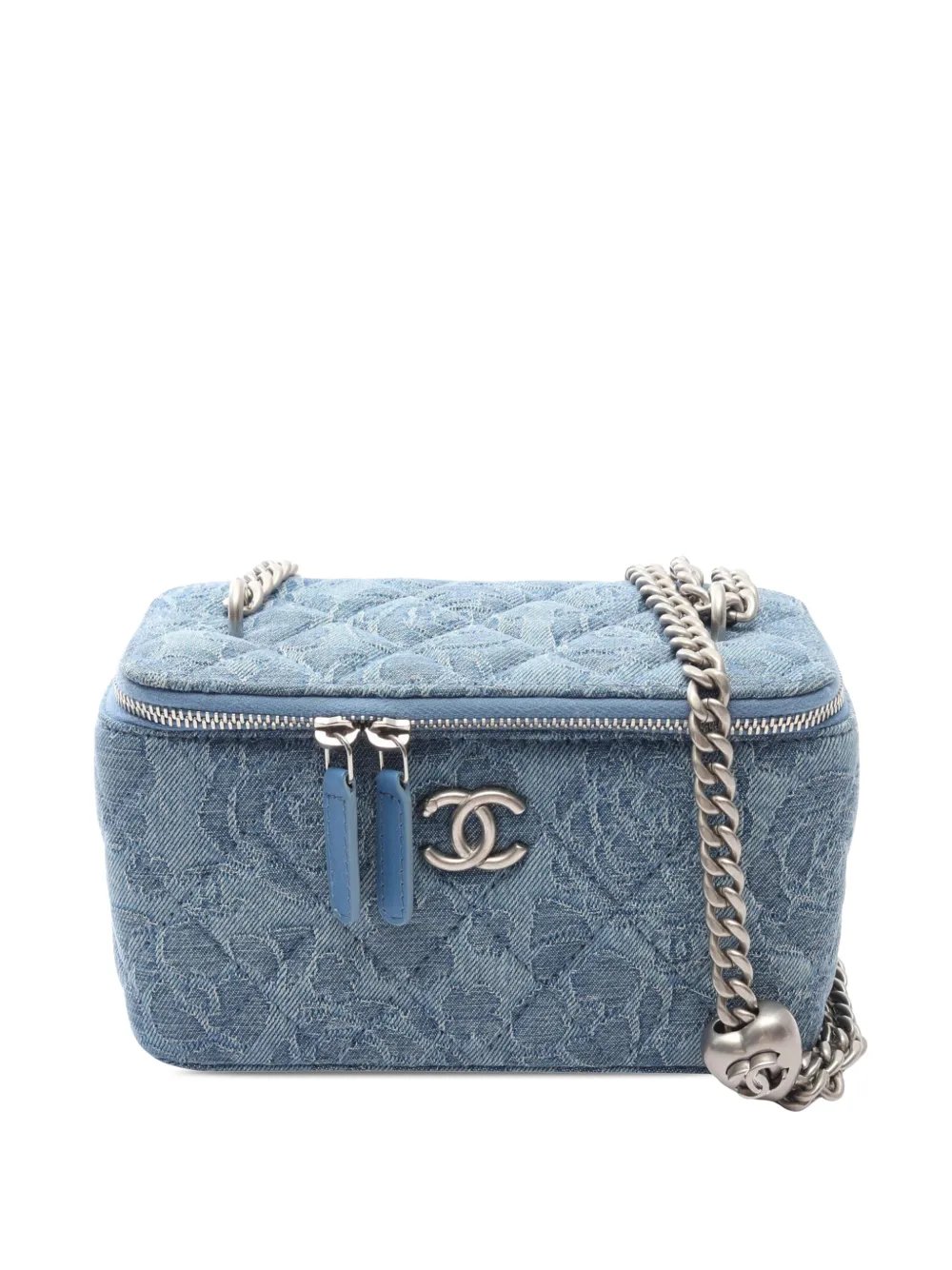 2021-2026 Mini Denim Pearl Crush vanity bag