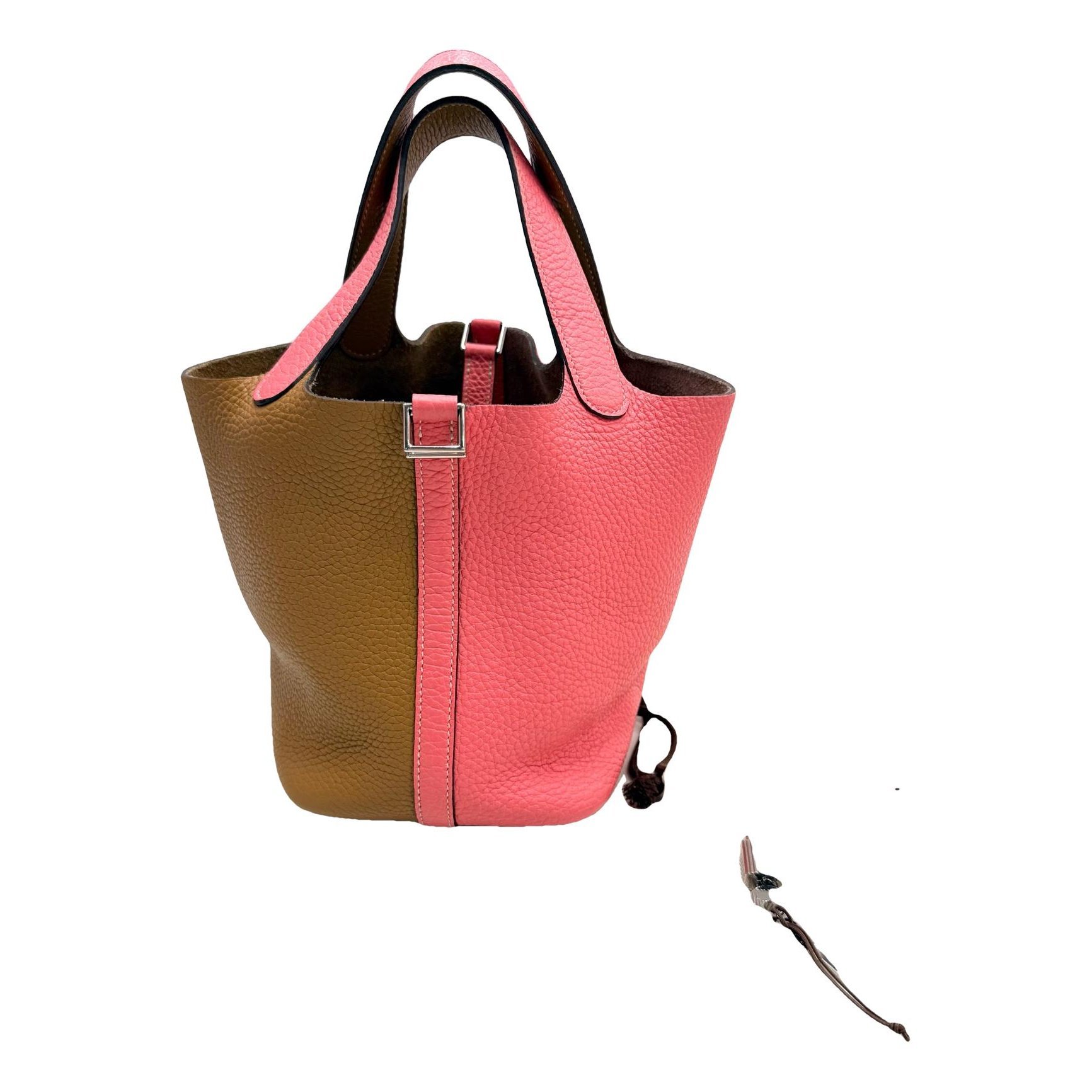 Picotin leather handbag