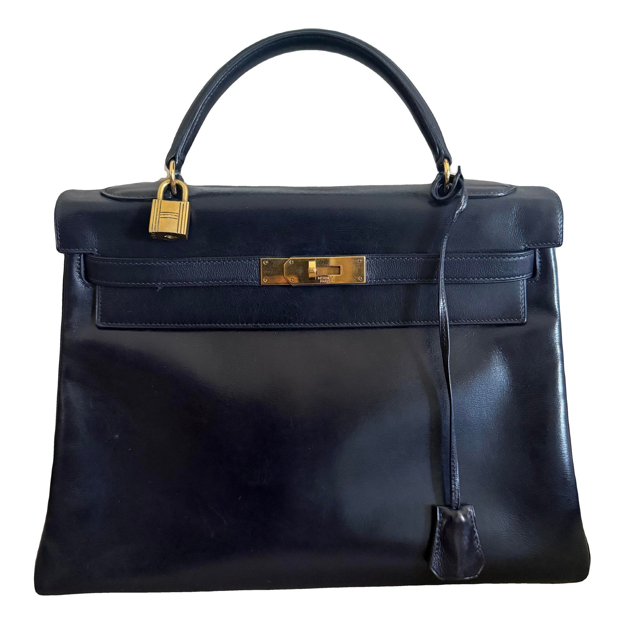 Kelly 32 leather handbag