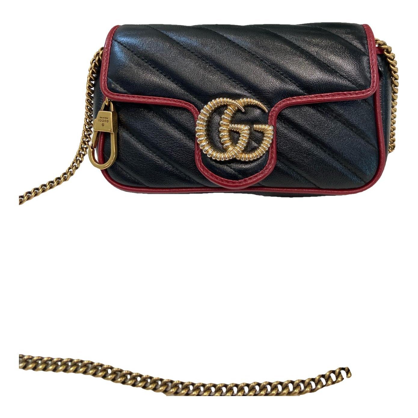 GG Marmont Flap leather handbag