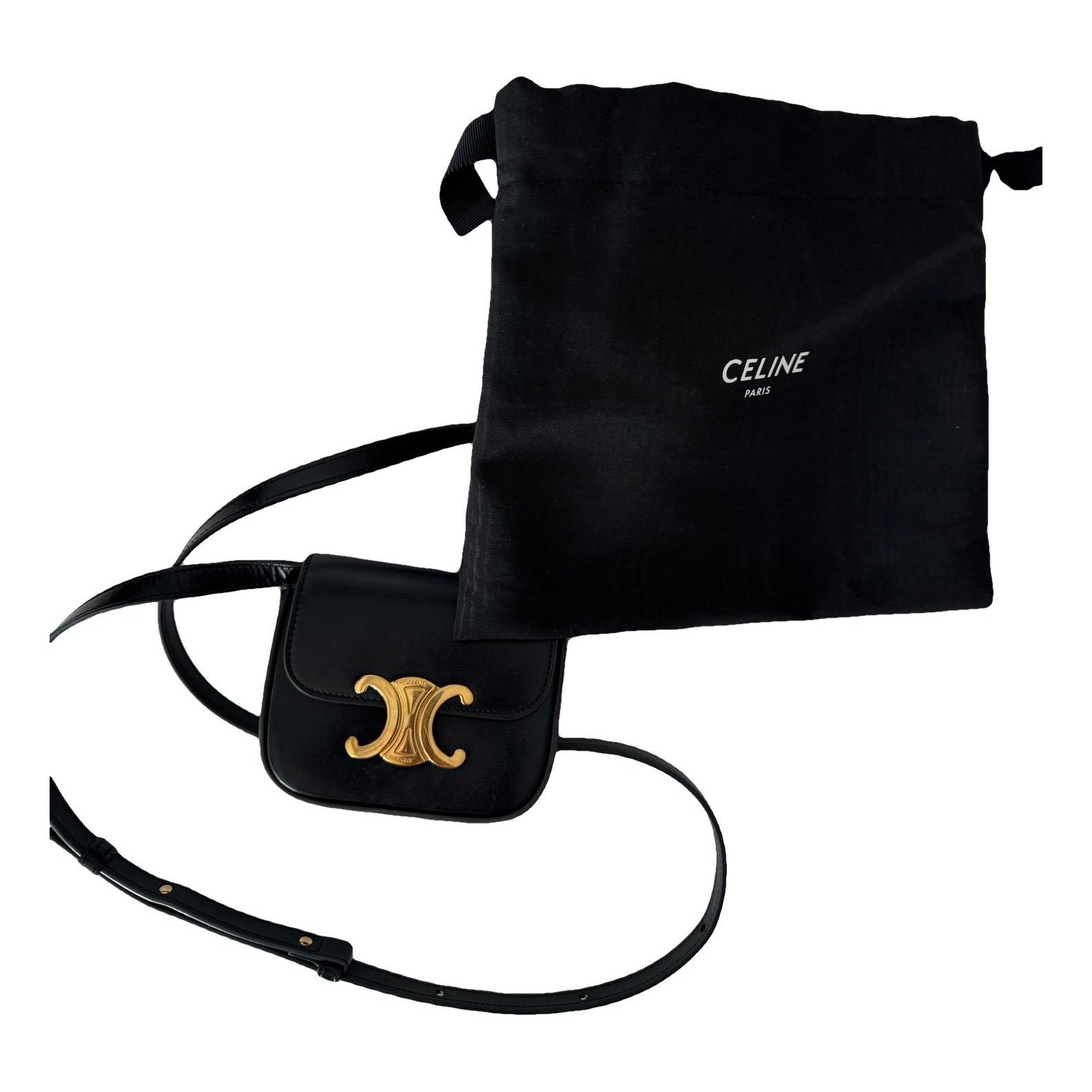 Leather clutch bag
