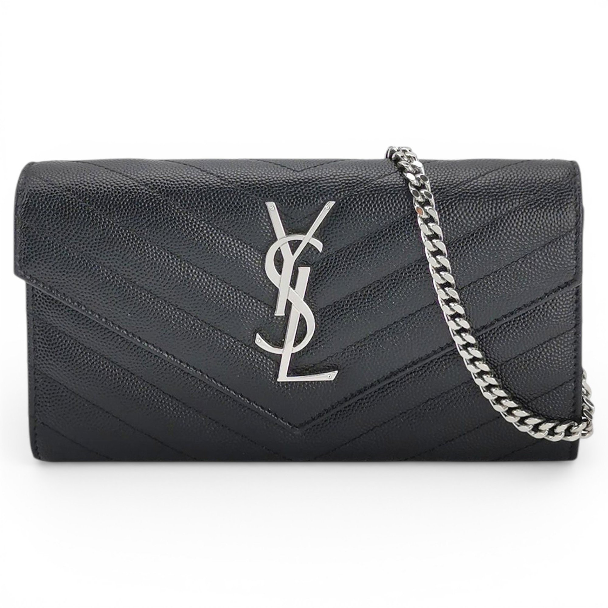 Portefeuille enveloppe leather crossbody bag