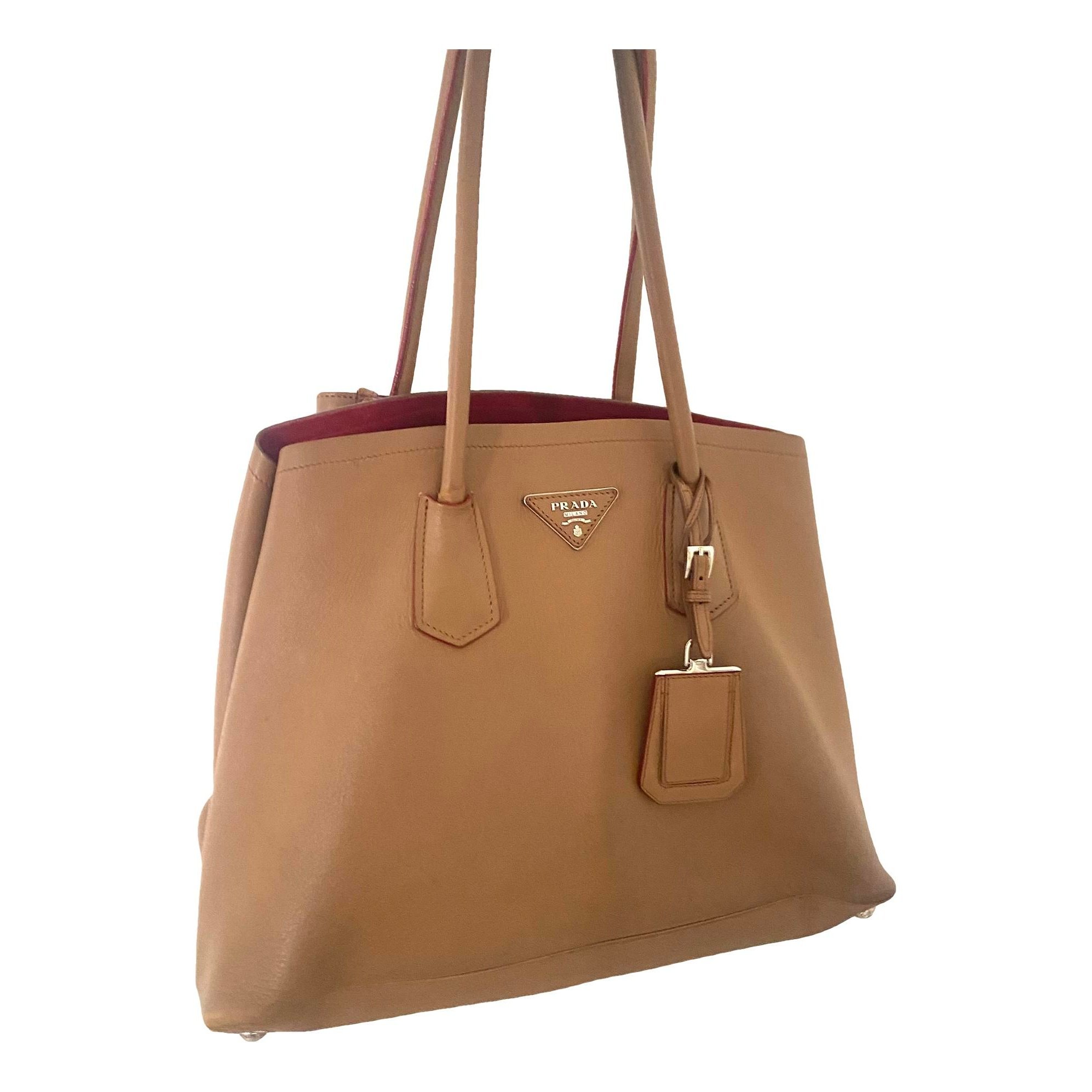 Leather tote