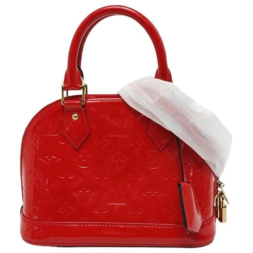 Alma BB patent leather handbag