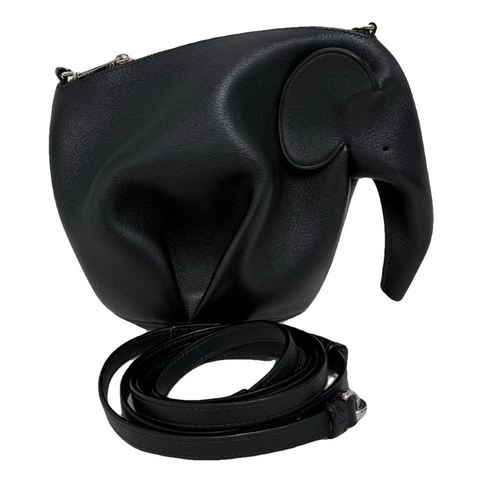 Animals leather crossbody bag