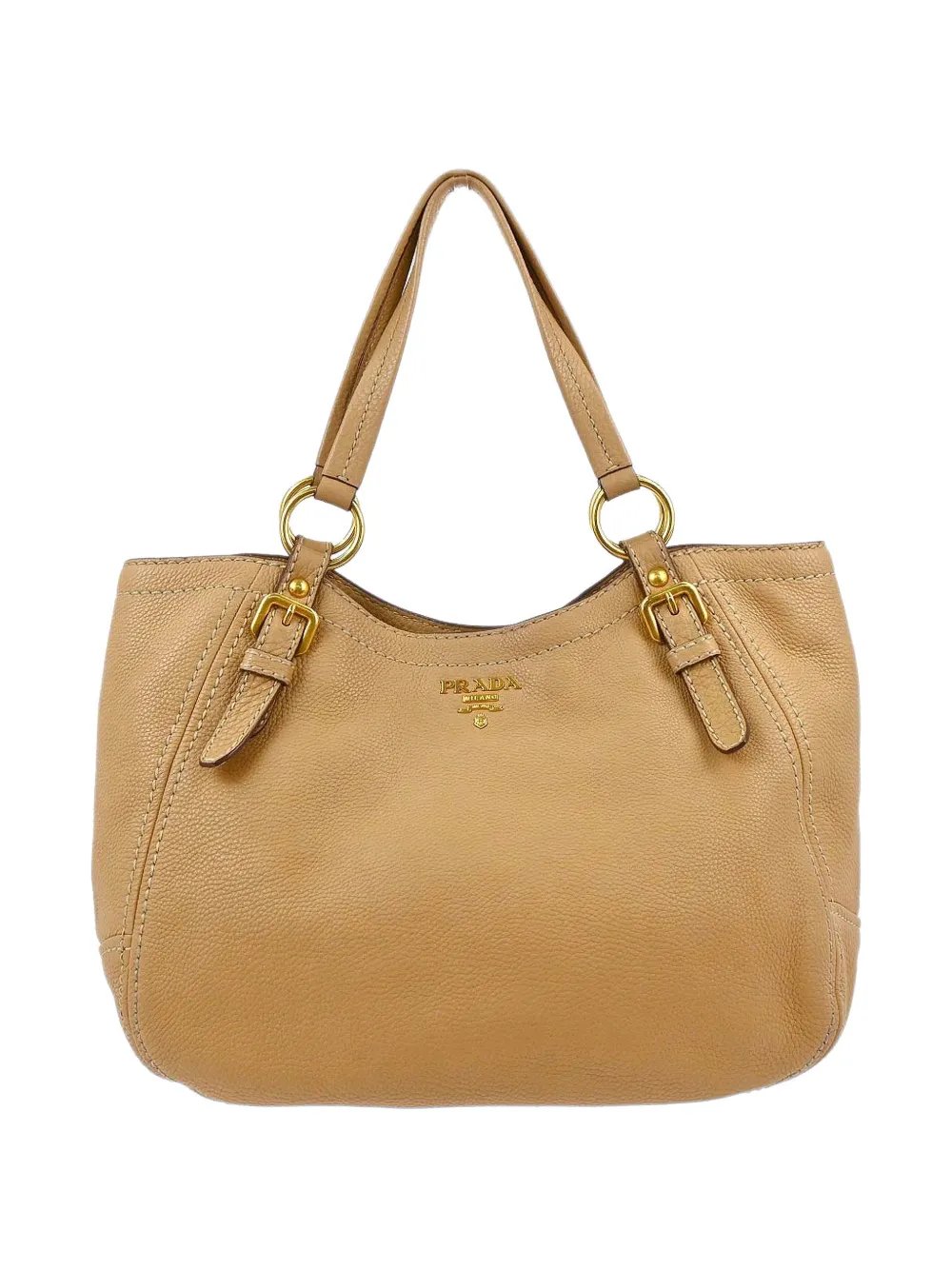 1990-2000s buckle-detail tote bag