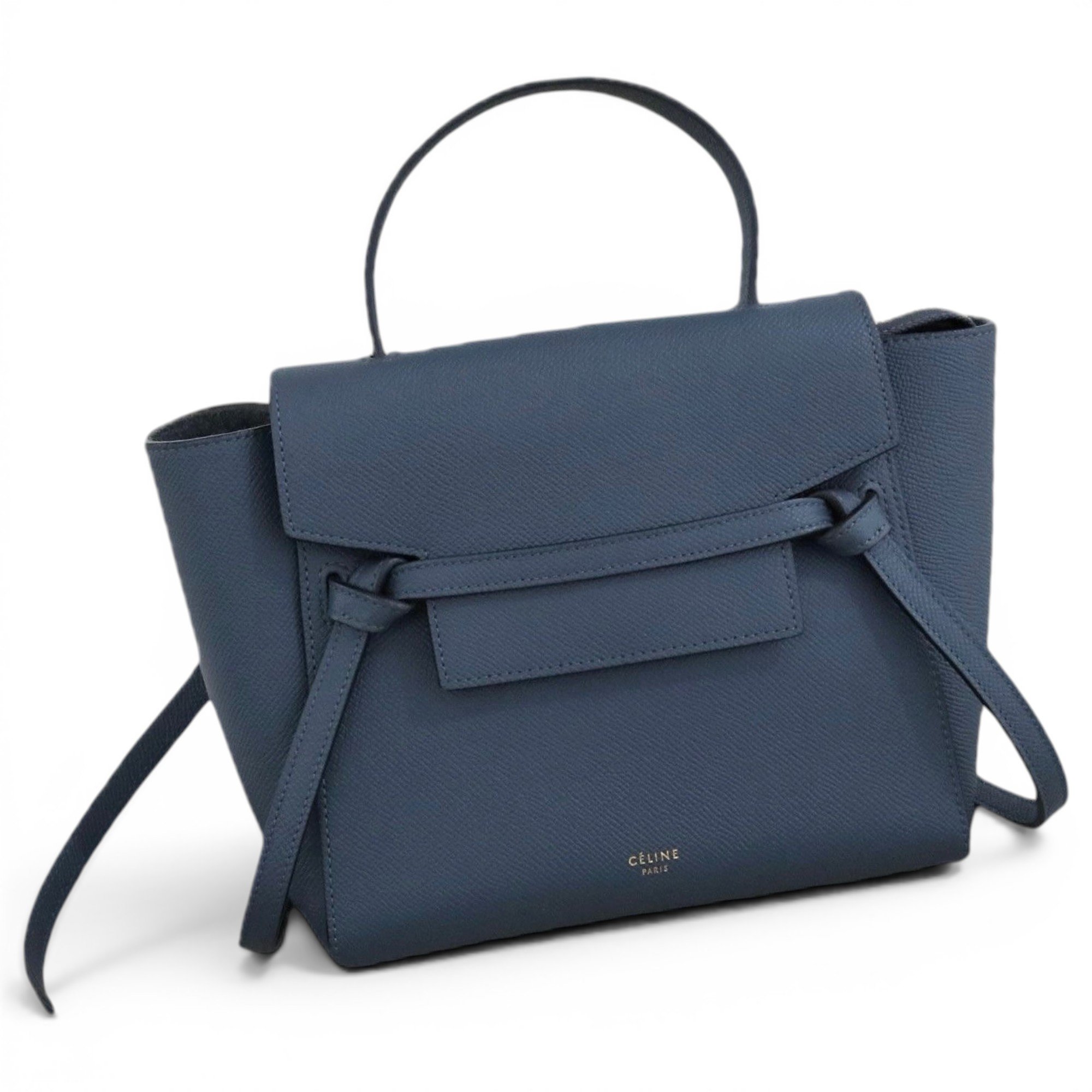 Belt leather handbag