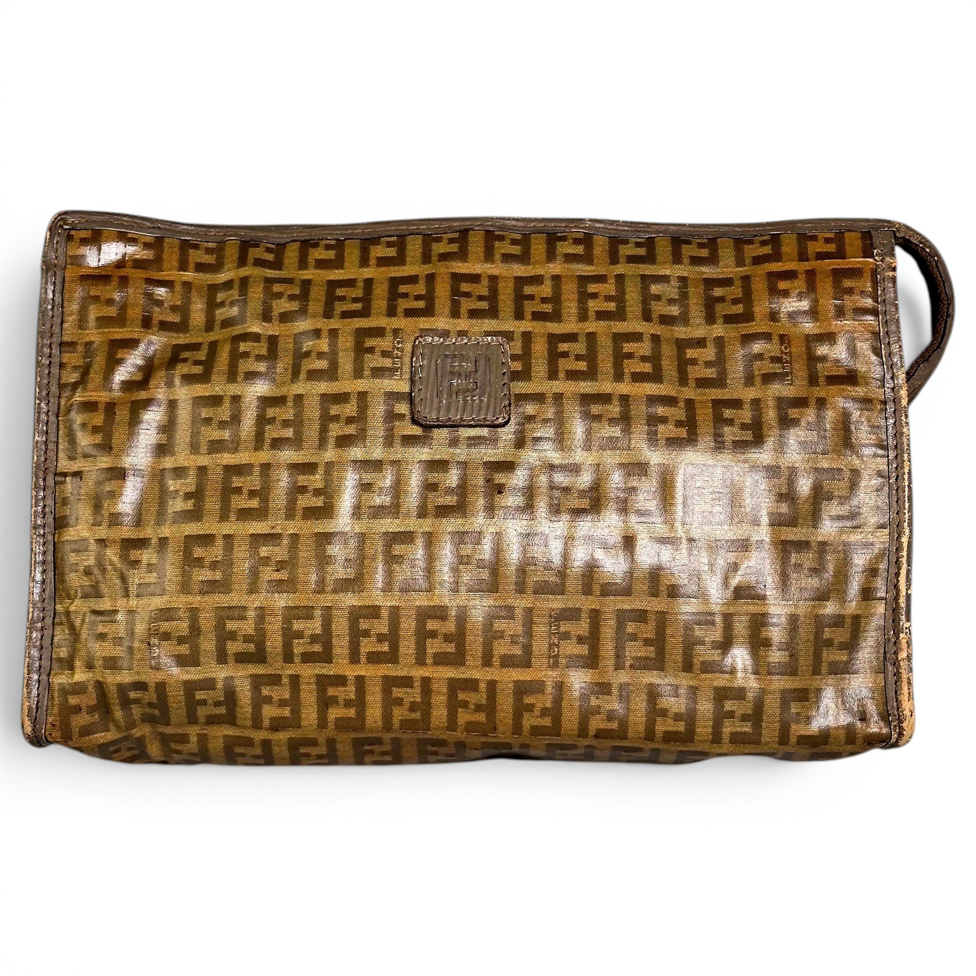 Baguette patent leather mini bag