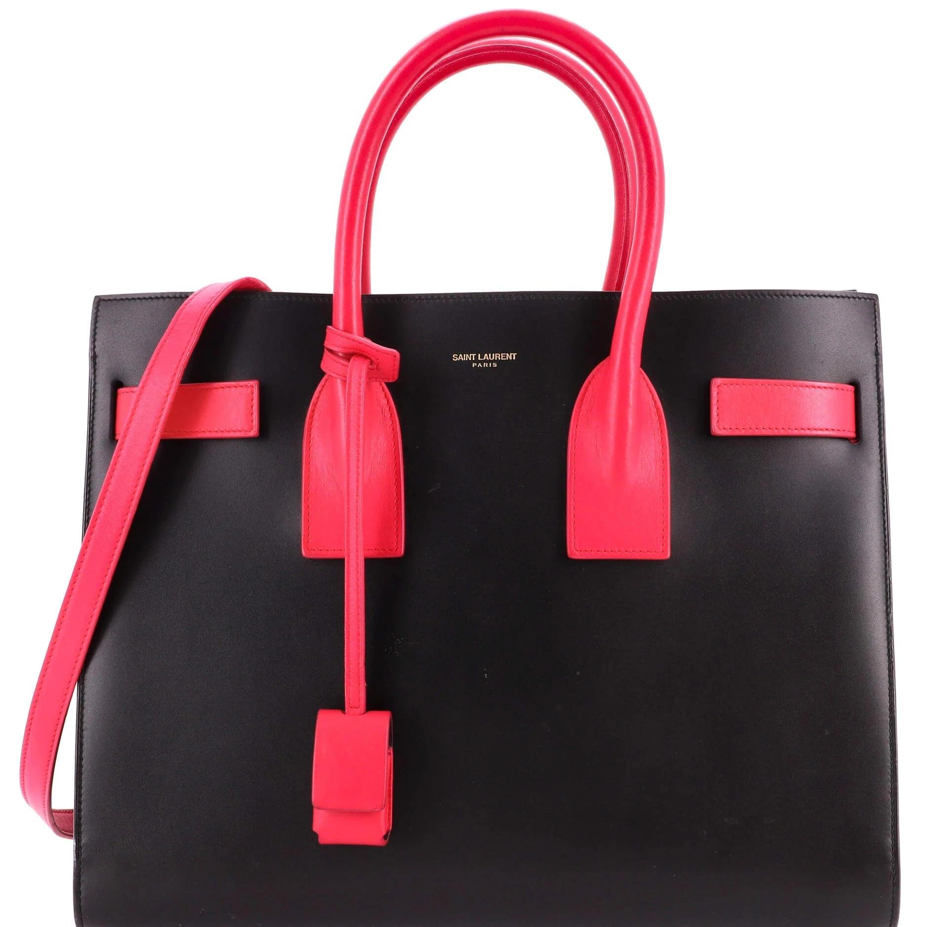 Leather tote