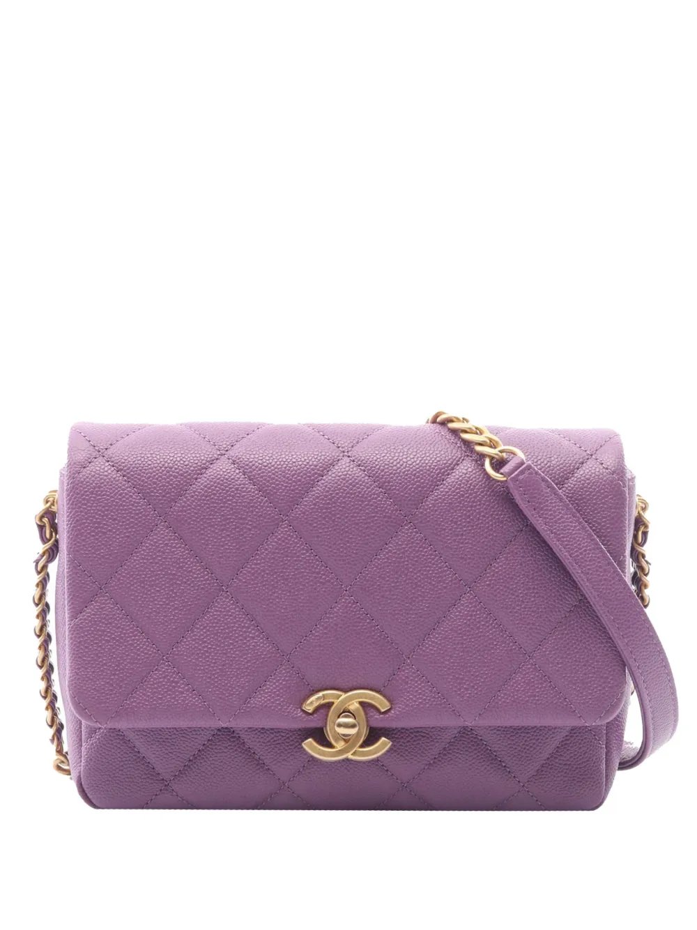 2021-2026 Small Quilted Caviar Flap crossbody bag