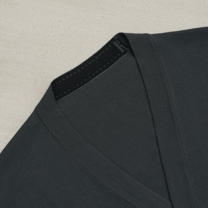Vert Chrome "Detail H" Buttoned Cardigan